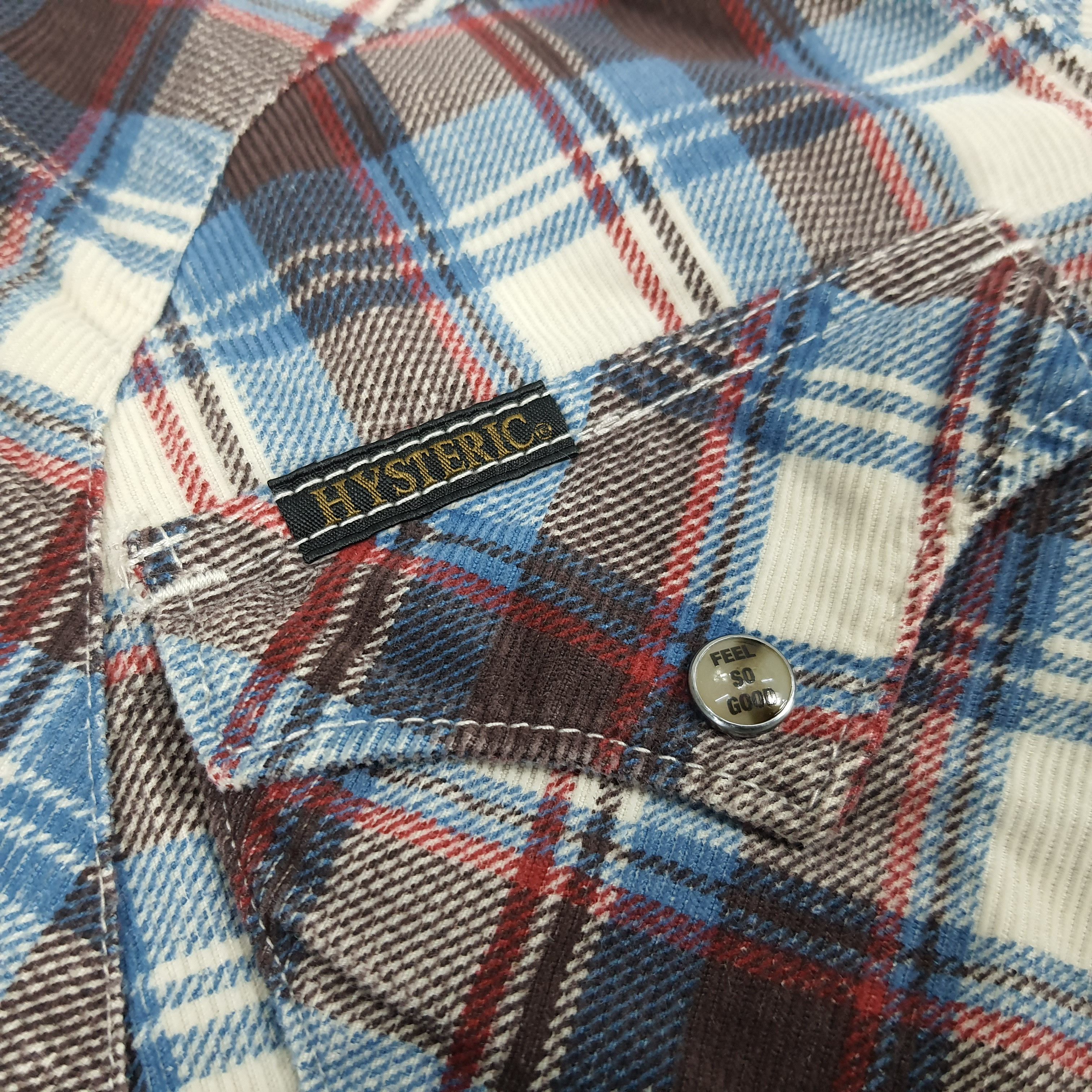 Hysteric Glamour × Japanese Brand Vintage Hysteric Glamour Button Up Custom Logo Shirts Size US M / EU 48-50 / 2 - 7 Thumbnail