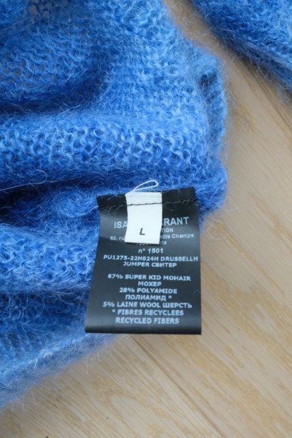Isabel Marant ISABEL MARANT Blue Drussell Sweater Size US L / EU 52-54 / 3 - 5 Thumbnail