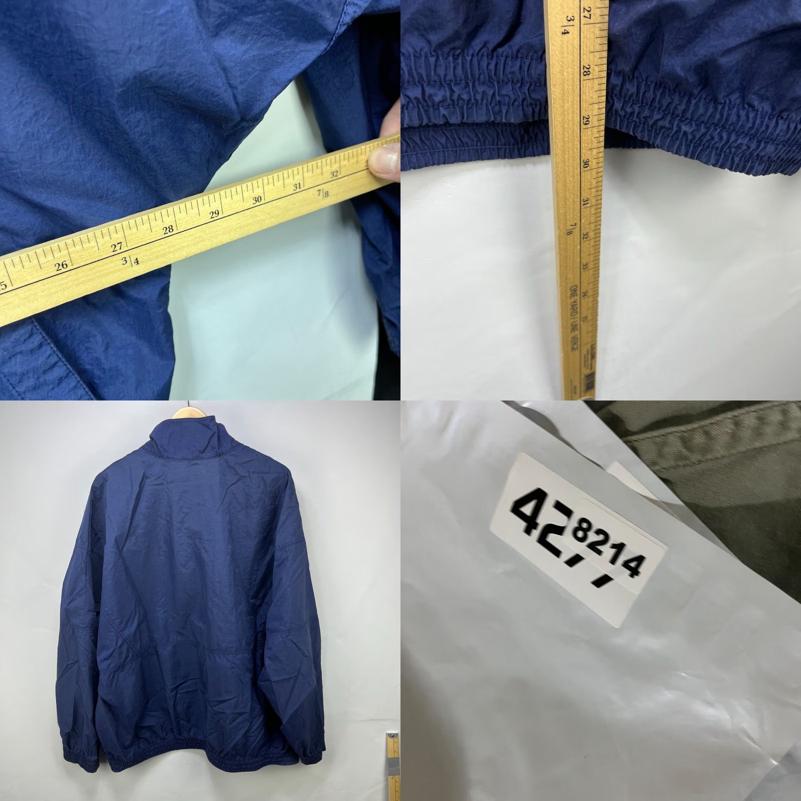 Nike VINTAGE Nike Air Windbreaker Anorak Jacket 2XL Mens Blue 90s Windbreaker Nike Air 90s Mens Size US XXL / EU 58 / 5 - 8 Thumbnail
