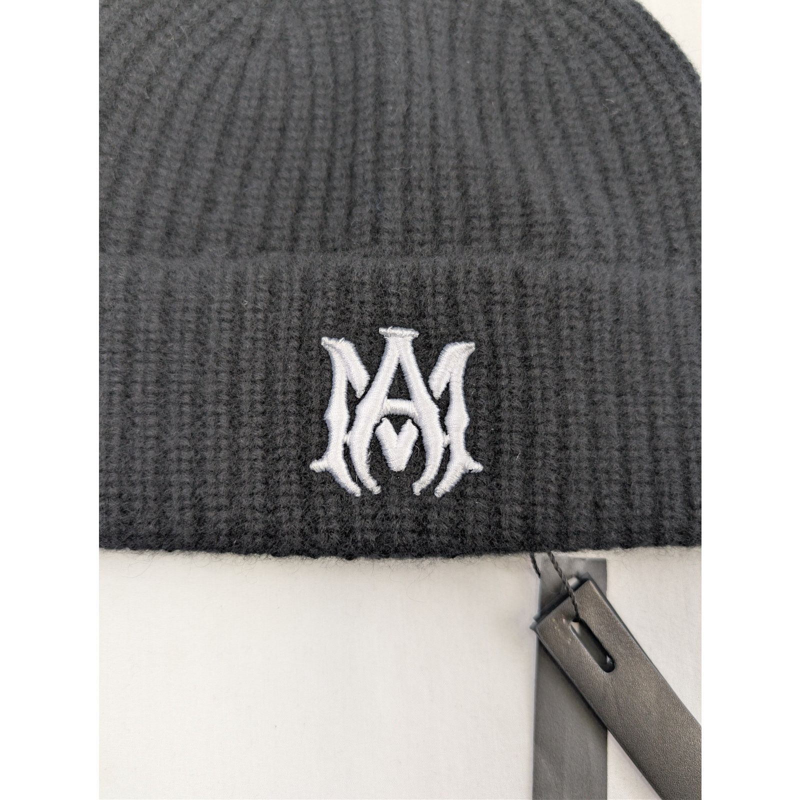Amiri o1rshd1 Size: OS / MA Beanie Cap / Hat in Black Size ONE SIZE - 3 Thumbnail