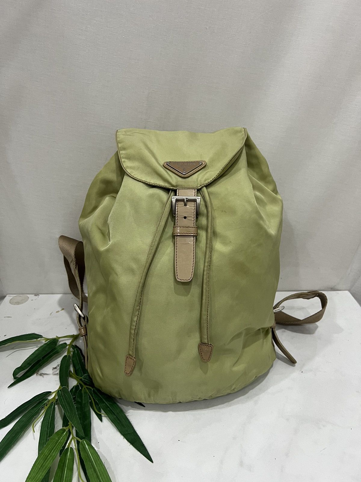 Prada Vintage prada backpack cream nylone Size ONE SIZE - 2 Thumbnail