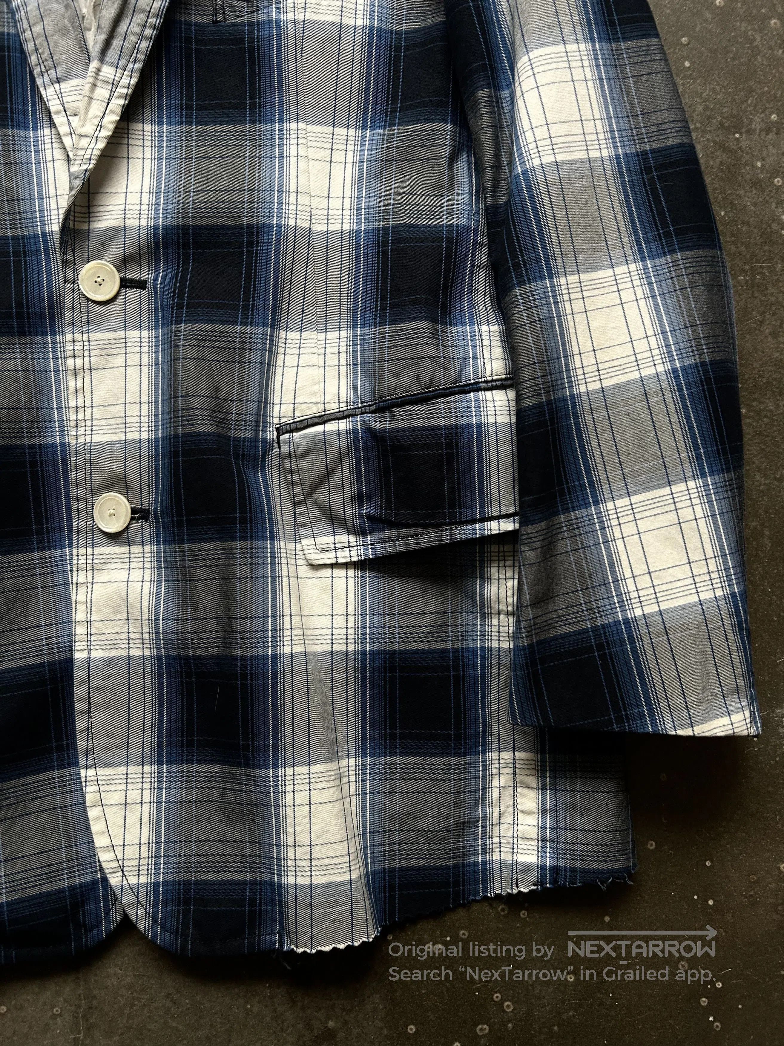 Takahiromiyashita The Soloist. TAKAHIROMIYASHITA Plaid Blazer. Size US M / EU 48-50 / 2 - 6 Thumbnail