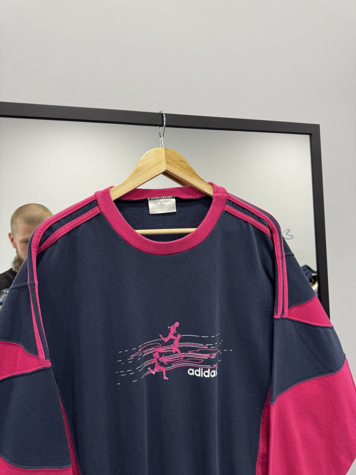 Adidas Adidas vintage marathon sweatshirt size L Size US L / EU 52-54 / 3 - 3 Thumbnail