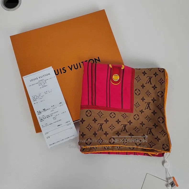 Louis Vuitton Louis Vuitton Presbyopic silk square scarf Size ONE SIZE - 1 Thumbnail