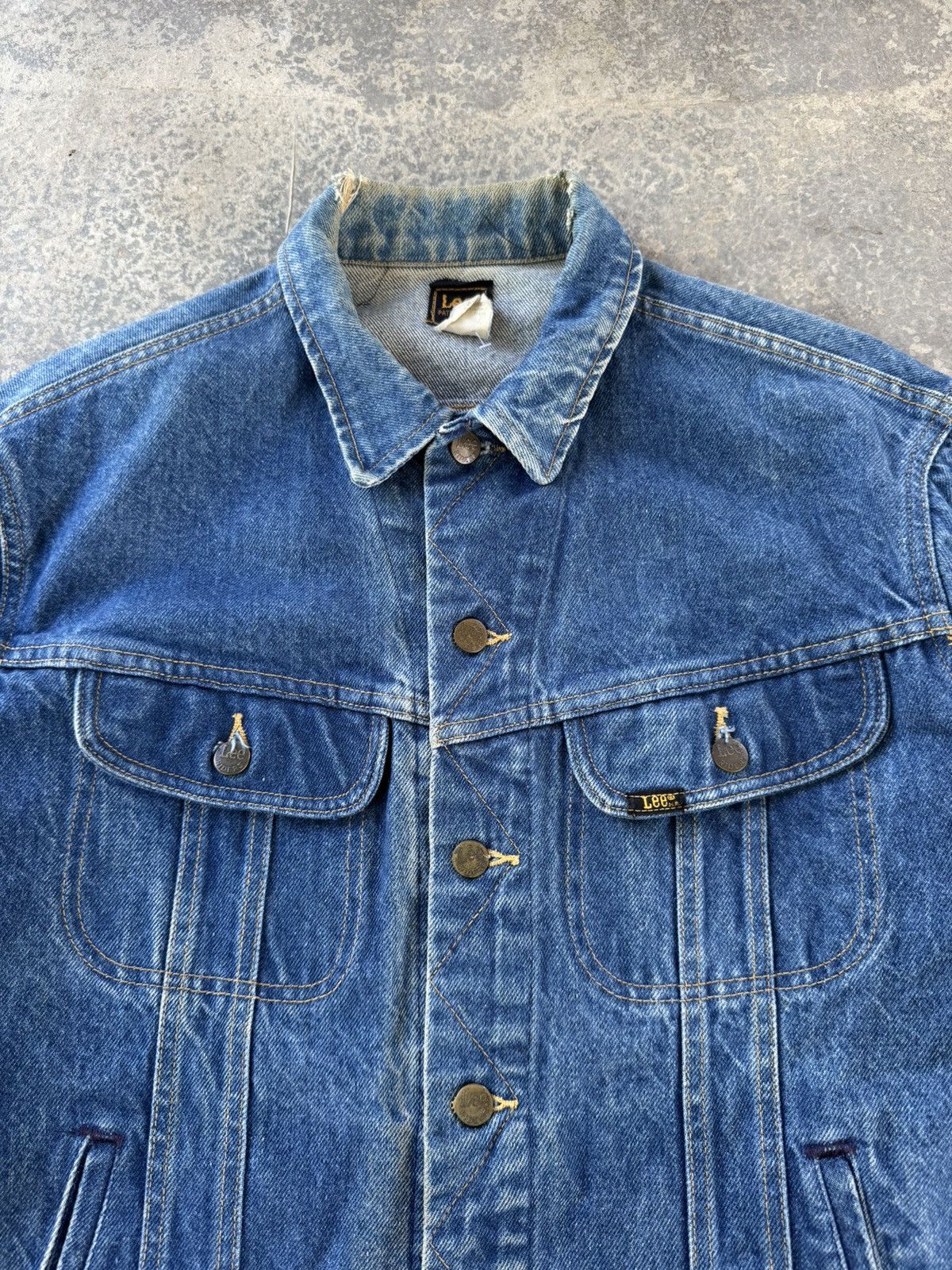 Lee × Vintage Vintage Lee Raiders Denim Jacket Size US L / EU 52-54 / 3 - 2 Thumbnail