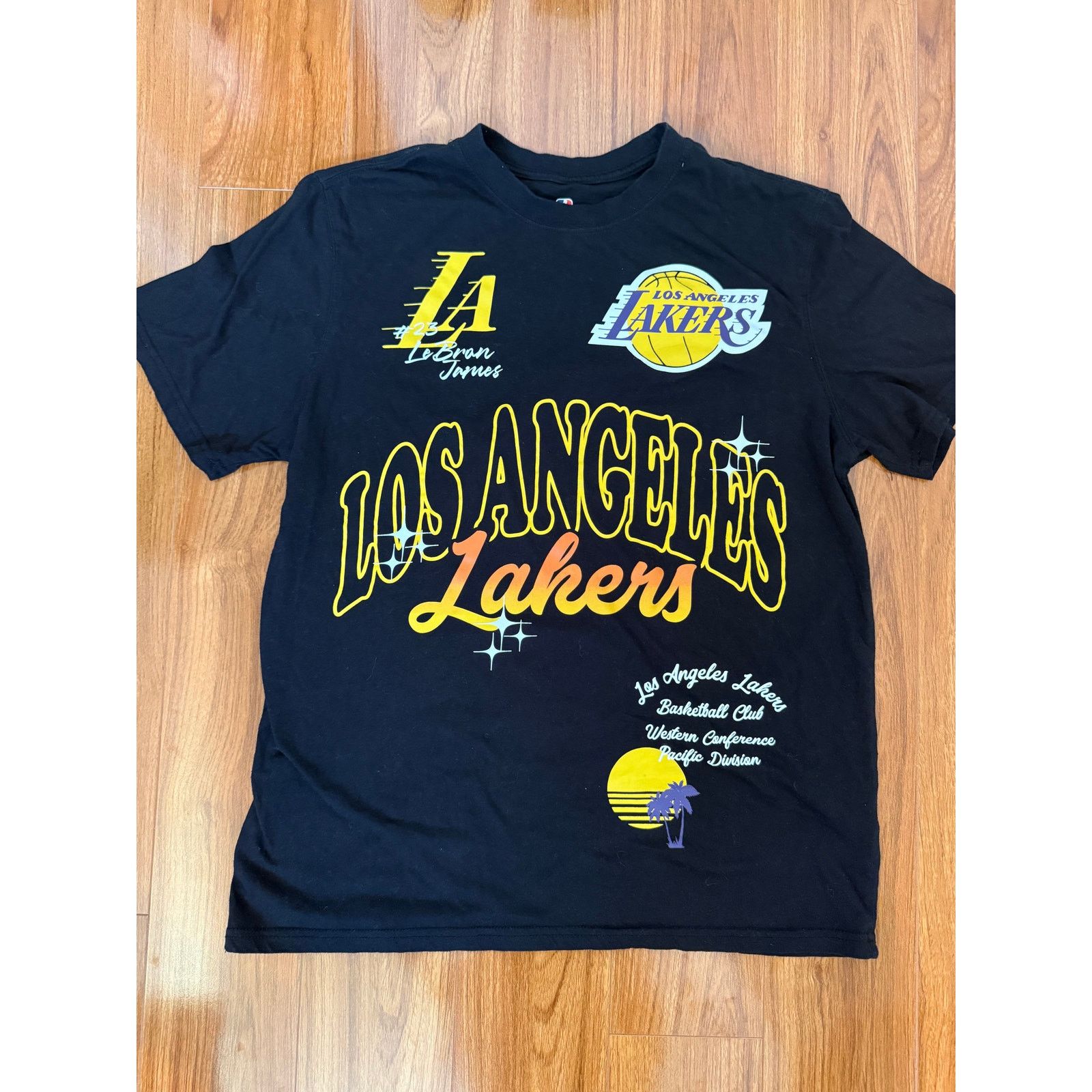Los Angeles Apparel NBA Los Angeles Lakers black T-shirt Size US L / EU 52-54 / 3 - 1 Thumbnail