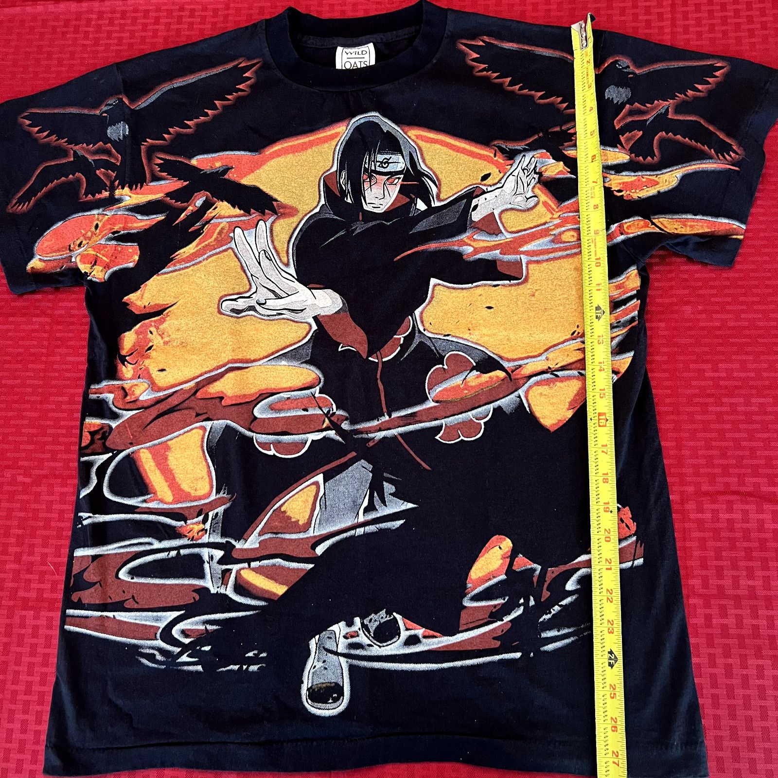 Other Naruto Anime Itachi flame modern aop vintage 90s style shirt Size US L / EU 52-54 / 3 - 3 Thumbnail