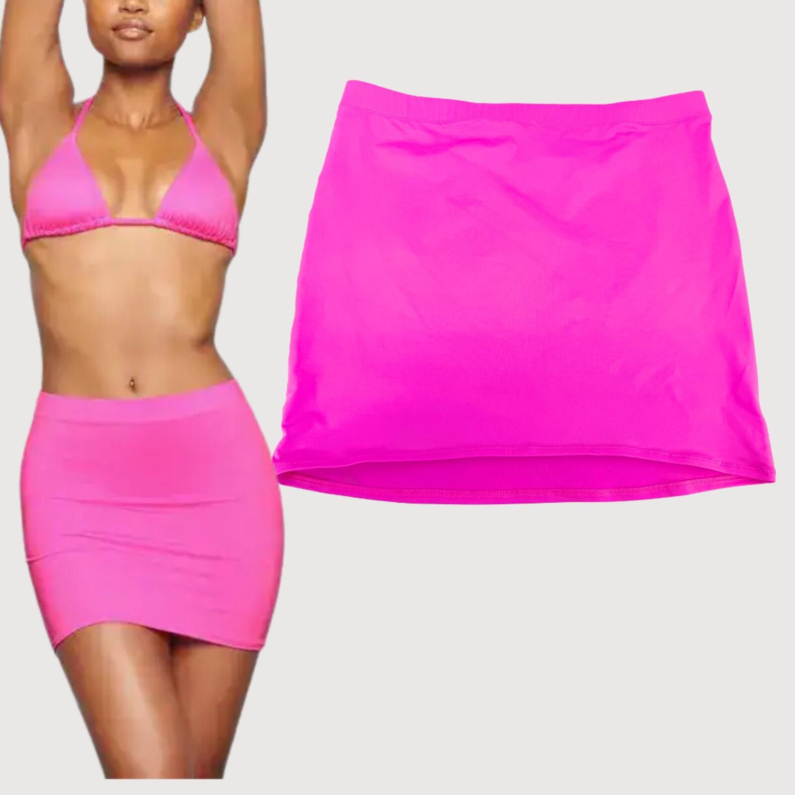 Swims SKIMS Signature Swim Tube Skirt Pink XL Size 40" / US 18 - 1 Thumbnail