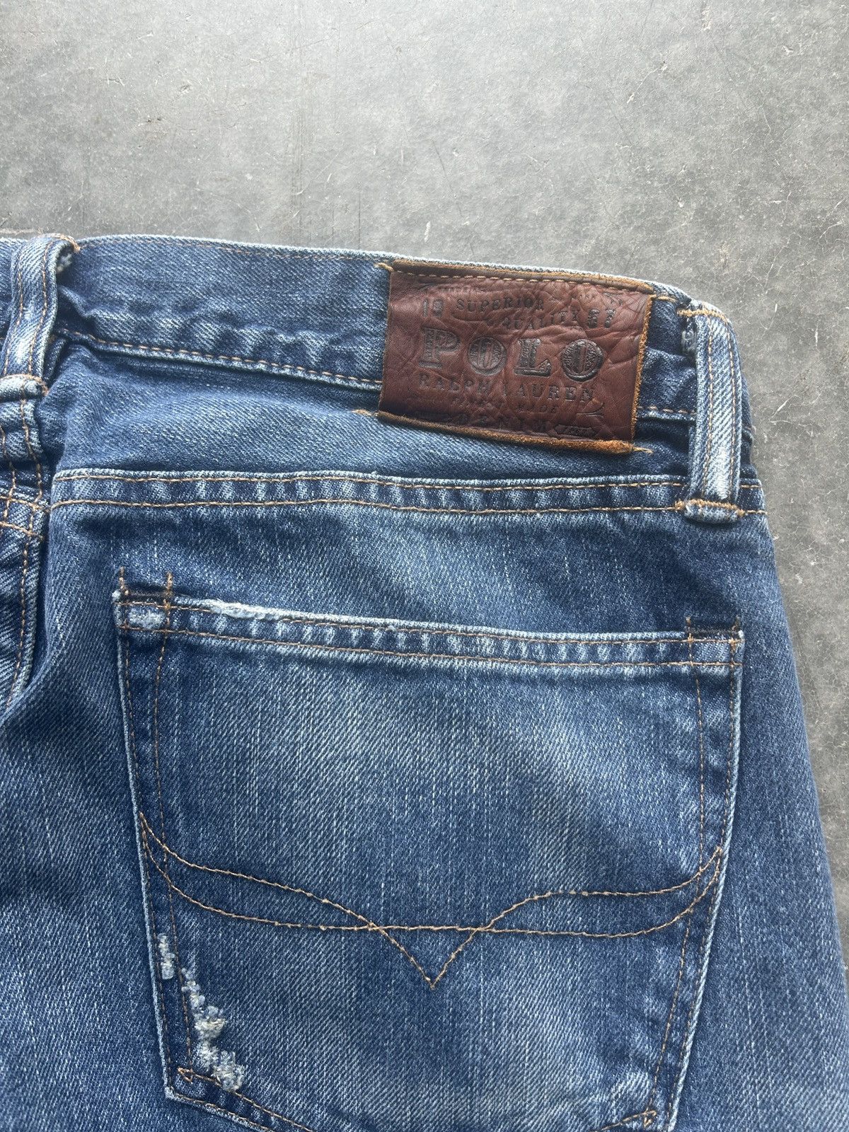 Polo Ralph Lauren × Vintage Vintage Y2K Polo Ralph Lauren Denim Jeans 34x32 Slim Fit Size US 34 / EU 50 - 9 Thumbnail