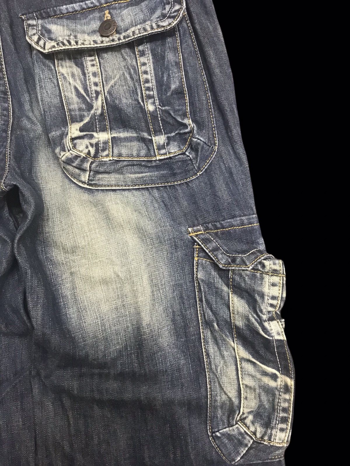 Other 💥LOOSE💥VERY RARE BRENTANO 3D POCKET LOOSE CARGO DENIM F356 Size US 31 - 12 Thumbnail
