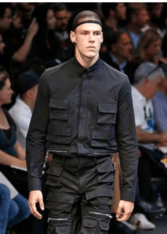 Givenchy SS2015 Givenchy Black Multi Pockets Cargo Zip-up Hoodie Size US M / EU 48-50 / 2 - 4 Thumbnail