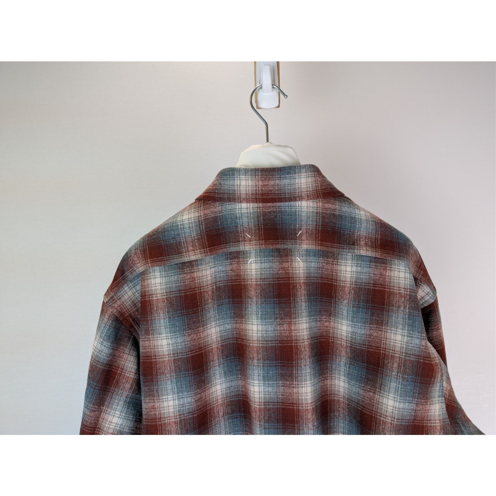 Maison Margiela × Pendleton o1rshd1 Pendleton Checked Wool Button up Shirt in Rust Size US S / EU 44-46 / 1 - 12 Thumbnail