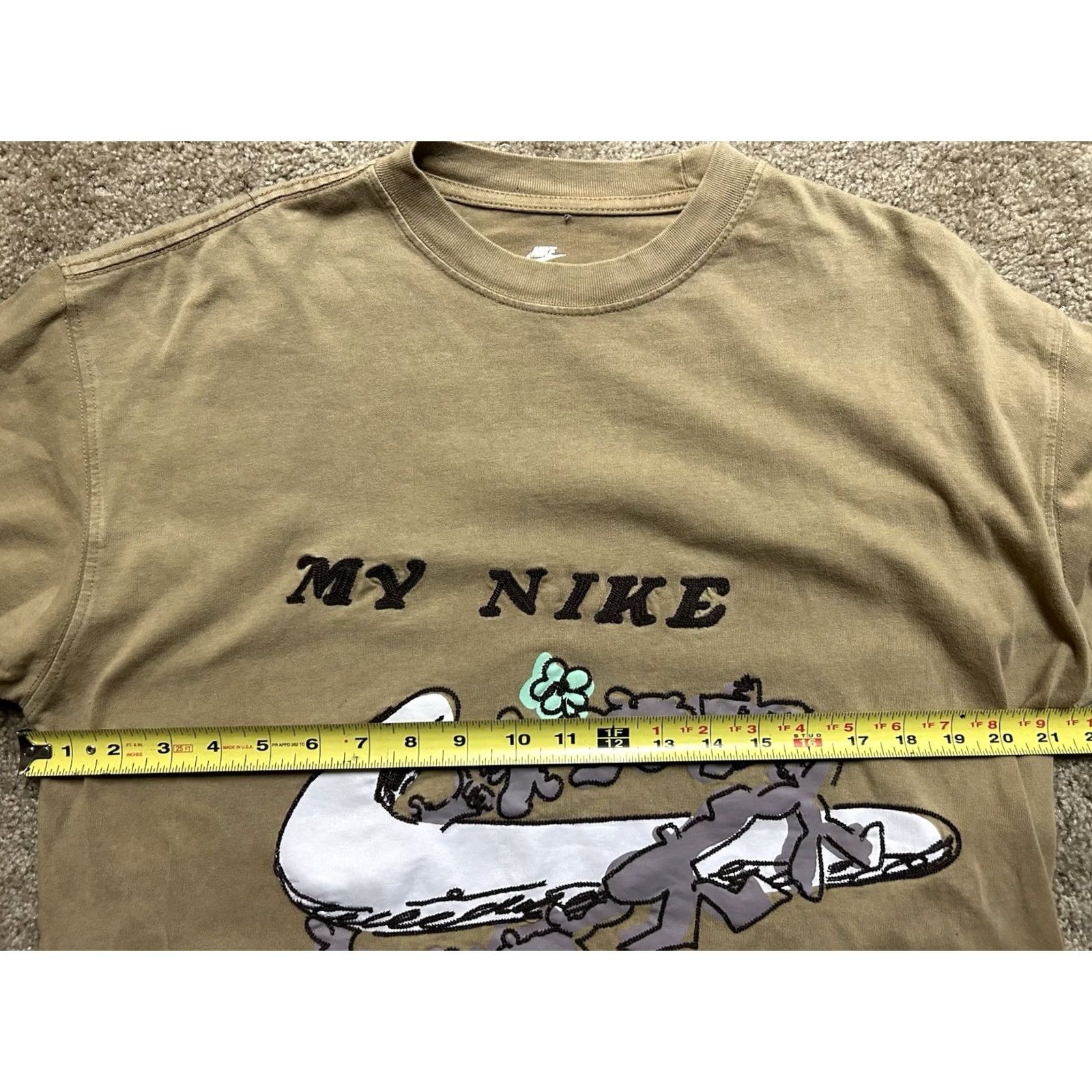 Nike Nike Sportswear My Nike Friends Long Sleeve Shirt Driftwood Embroidered Men’s M Size US M / EU 48-50 / 2 - 5 Thumbnail