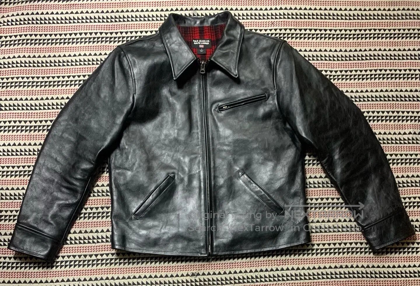 Polo Ralph Lauren black leather jacket by polo ralph lauren. Size US S / EU 44-46 / 1 - 1 Thumbnail