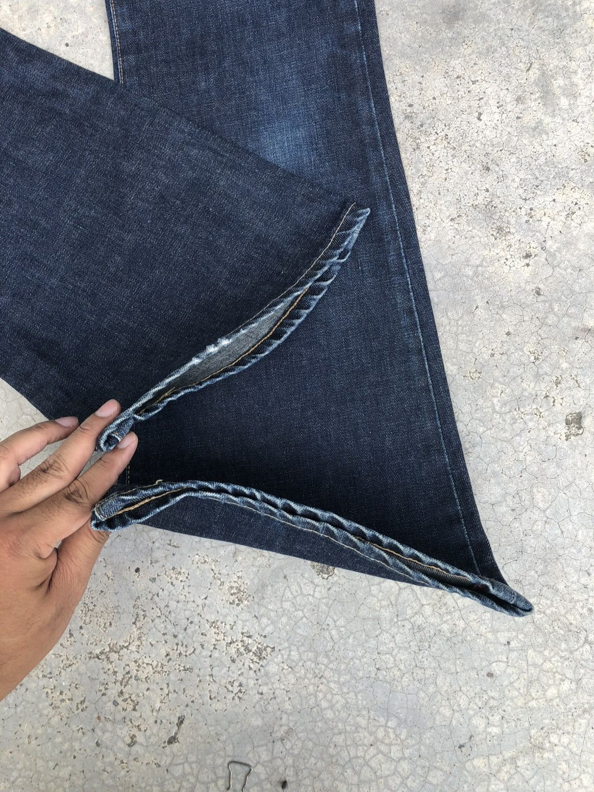 If Six Was Nine Japanese Edwin Flared Jeans Distressed Jeans Size US 32 / EU 48 - 13 Thumbnail