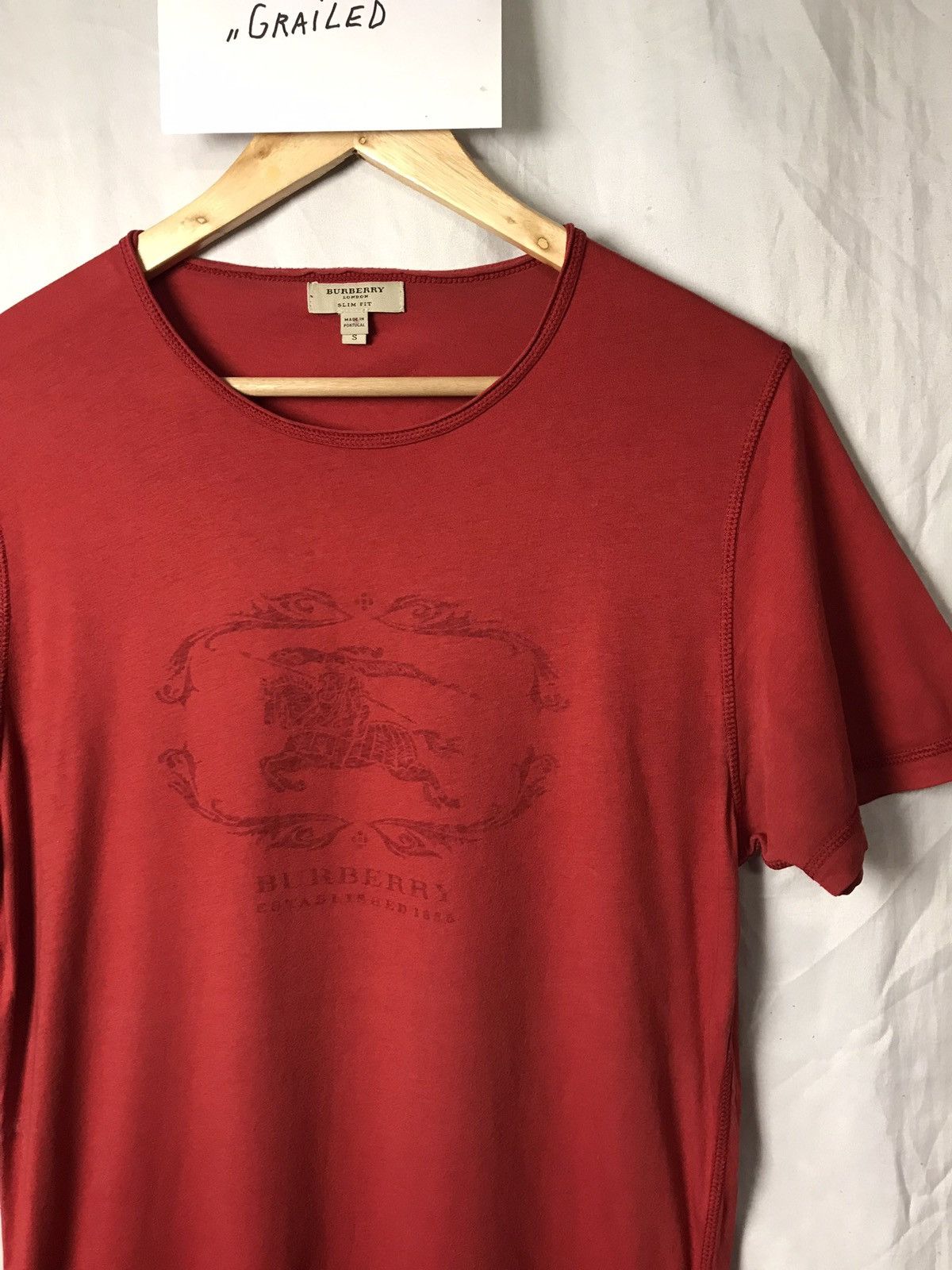Burberry × Burberry Prorsum Vintage Burberry slim fit t shirt Size US S / EU 44-46 / 1 - 2 Thumbnail