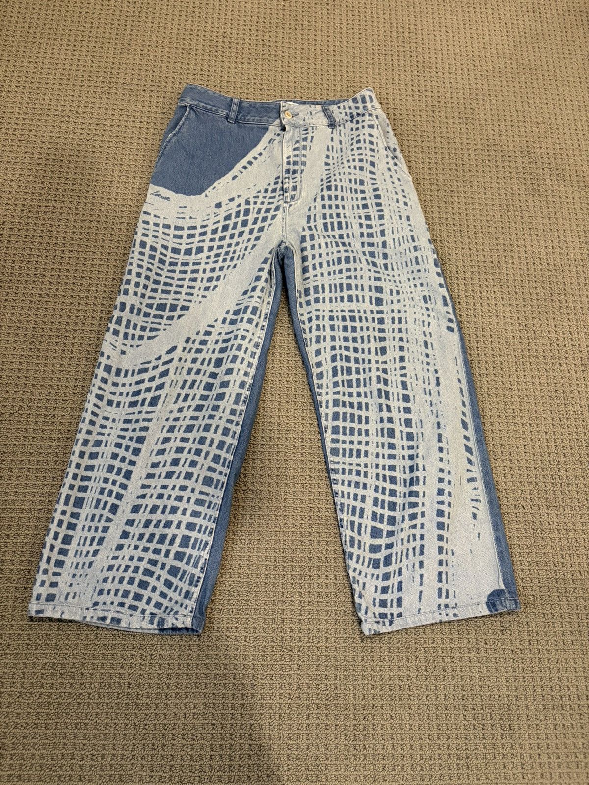 Loewe Loewe wide leg jeans new current style size 6-8 Size 27" / US 4 / IT 40 - 1 Thumbnail