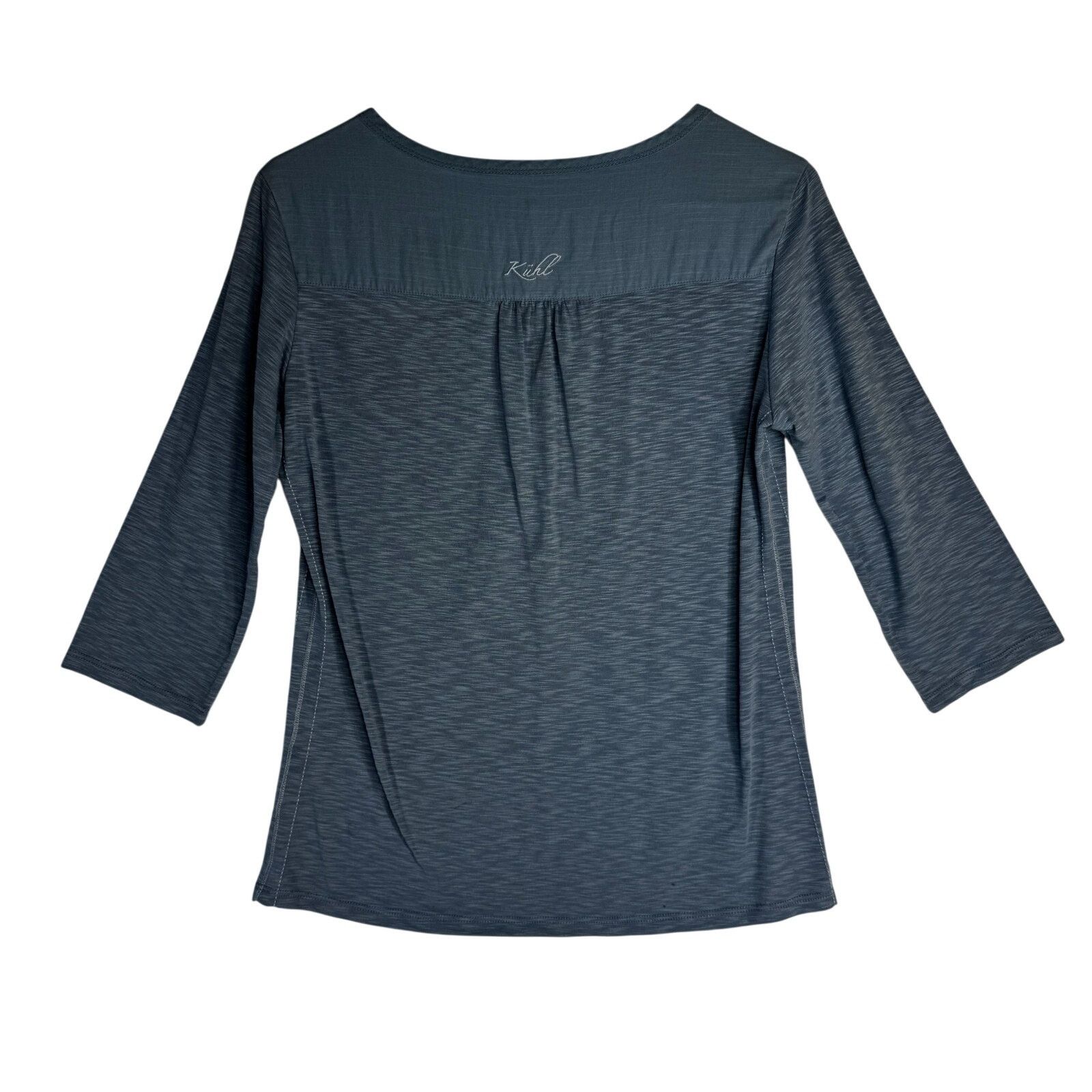 Kuhl Kuhl Shasta 3/4 Henley Shirt Women's Stonewash Blue size S Size S / US 4 / IT 40 - 5 Thumbnail