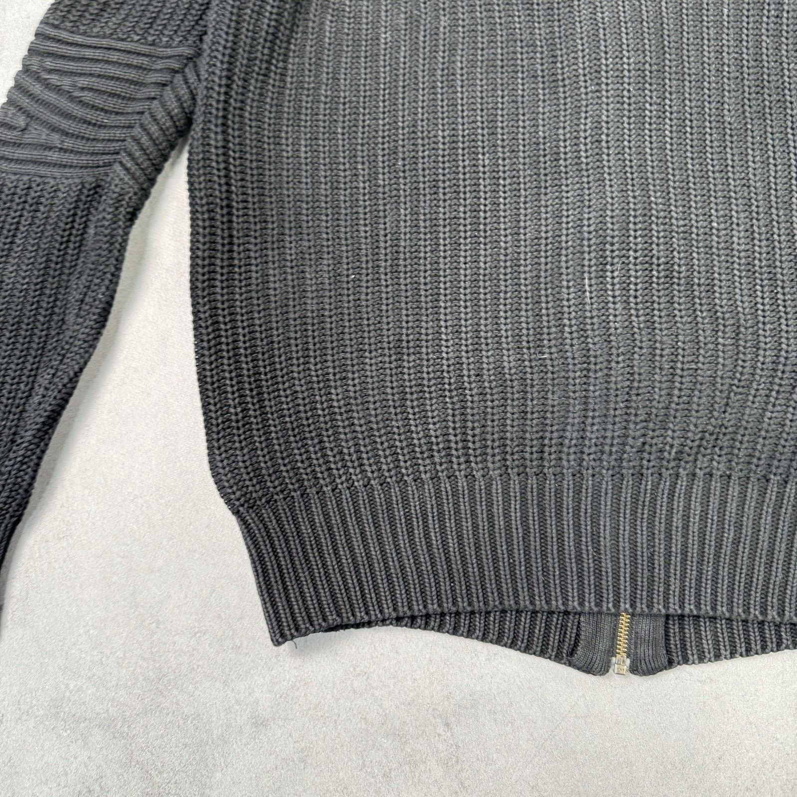 Allsaints Vintage Allsaints Knit Cotton Moat Bomber Jacket Size M Size US M / EU 48-50 / 2 - 14 Thumbnail