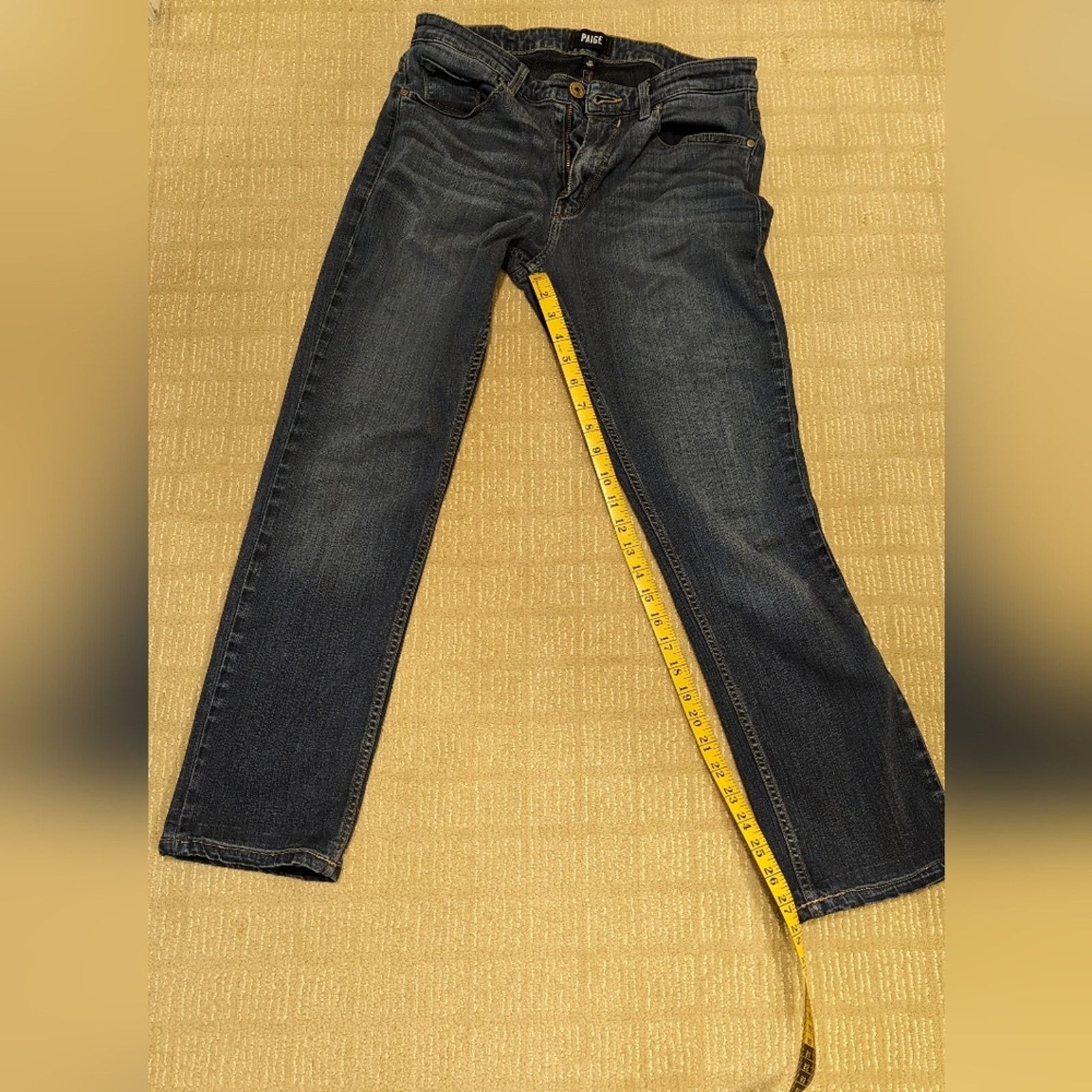 Paige PAIGE Mens Federal Rigby Slim Fit w33, inseam 28. Size US 33 - 1 Thumbnail