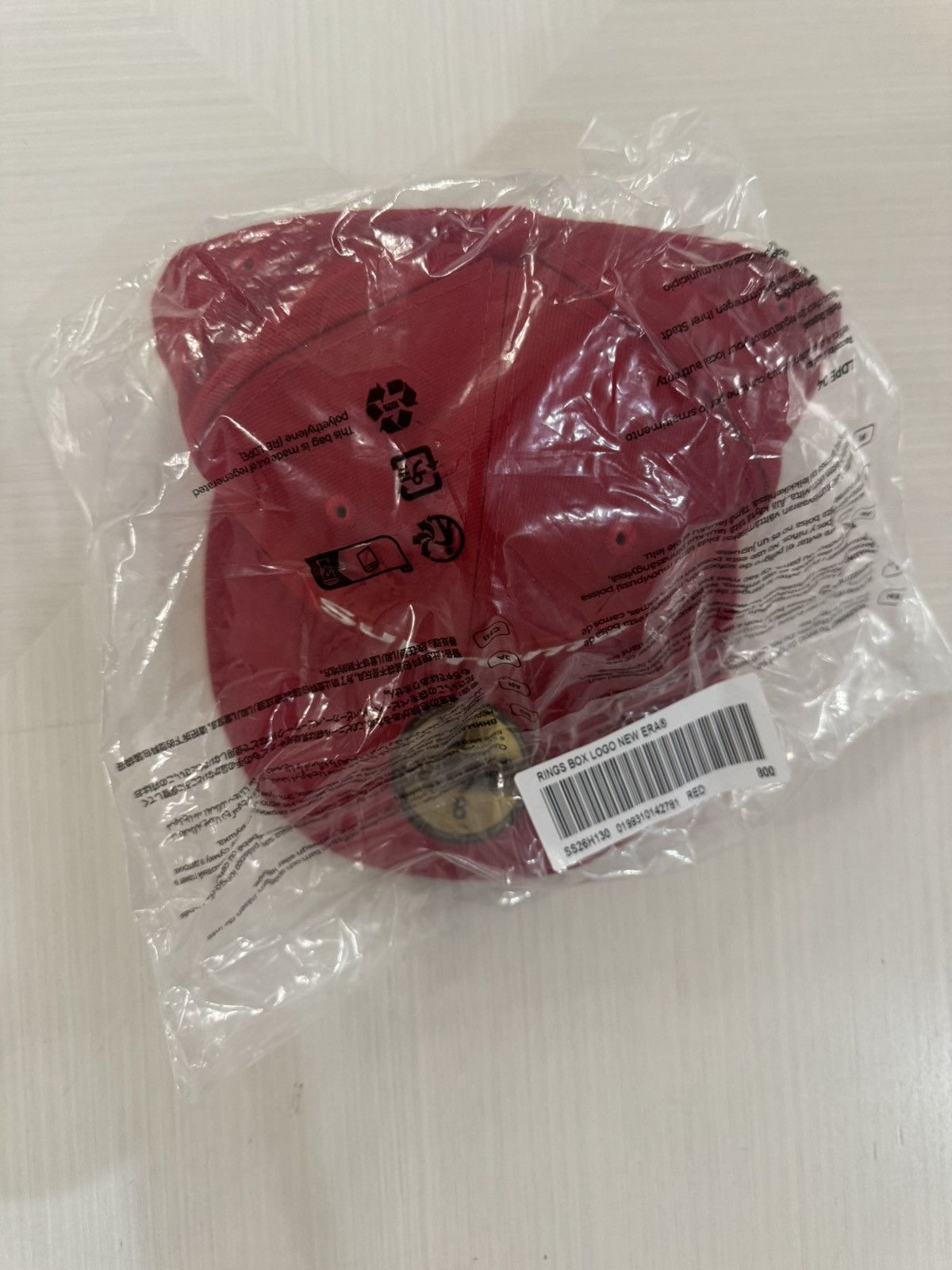 Supreme Supreme rings new era fitted hat RED sz 8 NEW IN HAND Size ONE SIZE - 2 Thumbnail