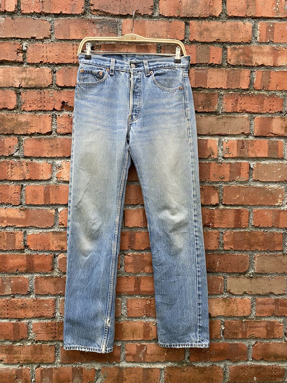 Levi's × Levi's Vintage Clothing × Vintage size 29x30 vintage levi's 501xx distressed made in USA Size US 29 - 1 Thumbnail