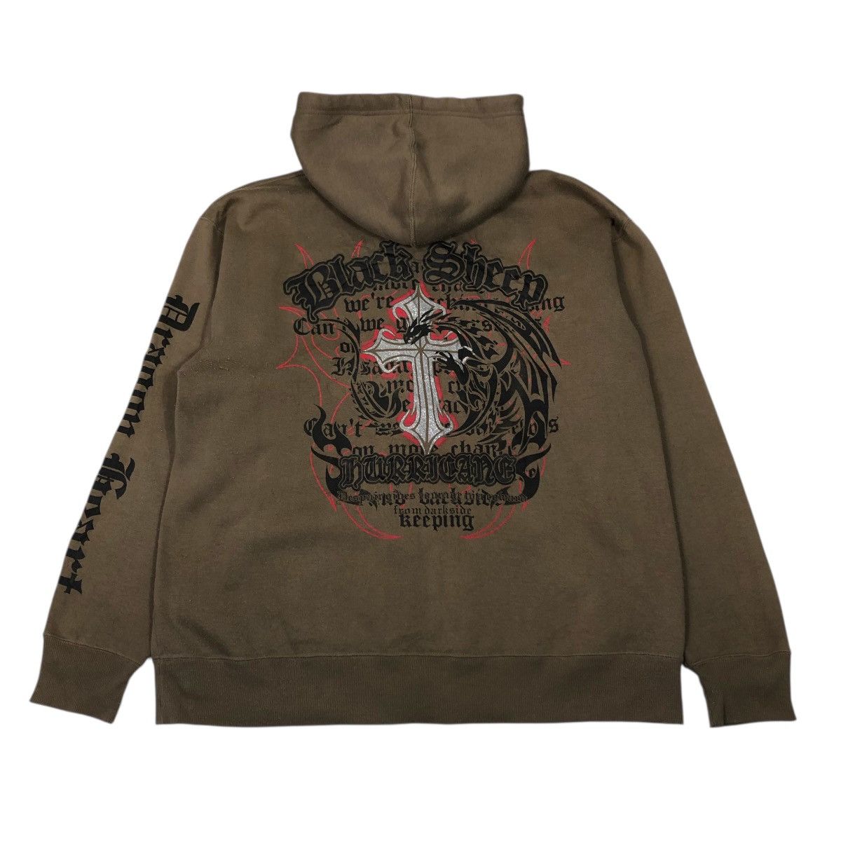 Japanese Brand 📌Vintage Zipper Hoodie Jacket Beaumere Punk Design Backhit Size US L / EU 52-54 / 3 - 1 Thumbnail