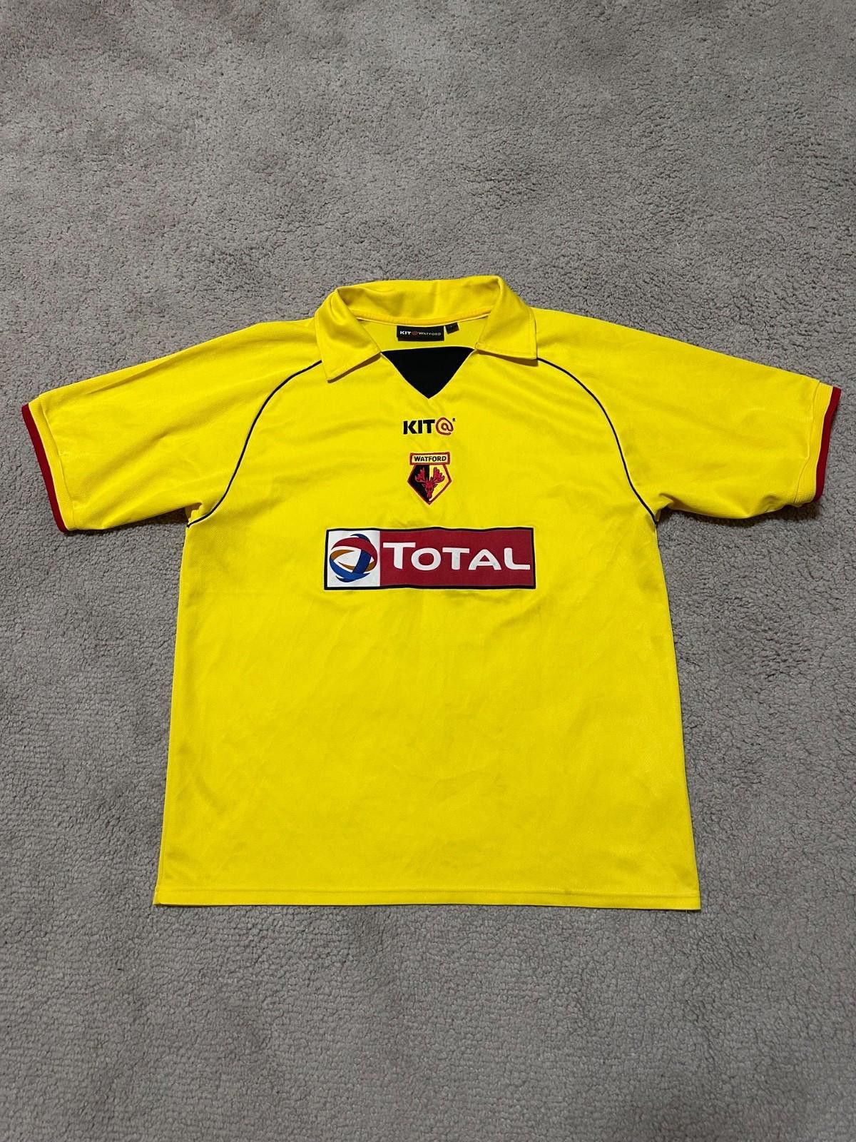 Other Watford FC Football Shirt Size L Yellow Home Jersey 2003/05 Size US L / EU 52-54 / 3 - 1 Thumbnail