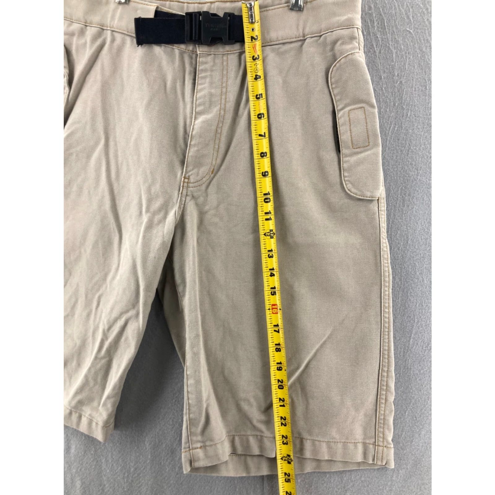 Tommy Hilfiger VINTAGE Tommy Hilfiger Jeans Khaki Shorts Mens 32 Beige 90s Size US 33 - 3 Thumbnail