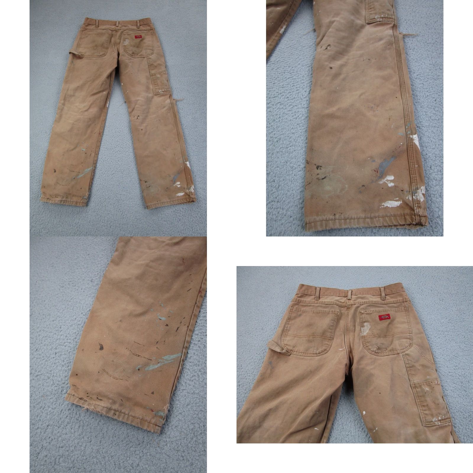 Dickies VINTAGE Dickies Pants Mens 32X30 Brown Carpenter Workwear Canvas Grunge 5-Pocket Dickies Pants Mens 32X30 Brown Carpenter Workwear Canvas Grunge Size US 32 / EU 48 - 9 Thumbnail