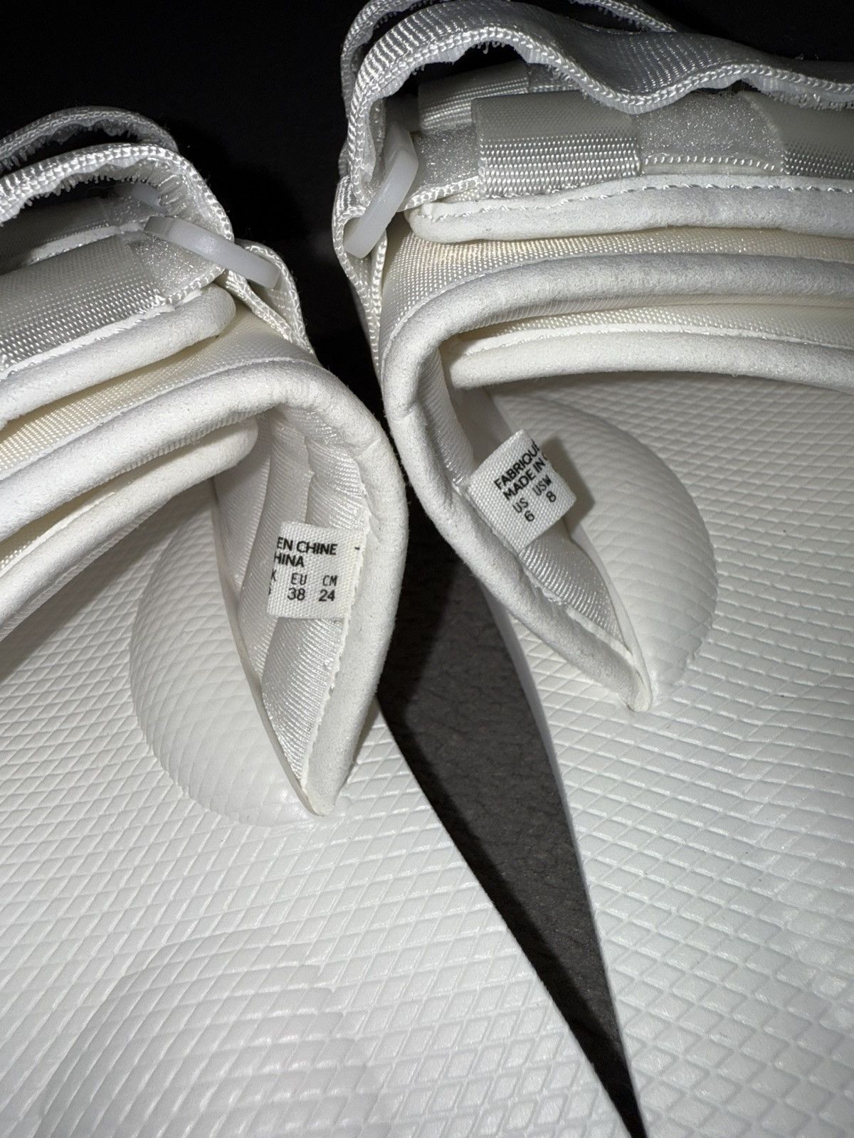 Designer Suicoke Moto Cab OG-056 White Slides Sandals Size US 6 / IT 36 - 18 Thumbnail