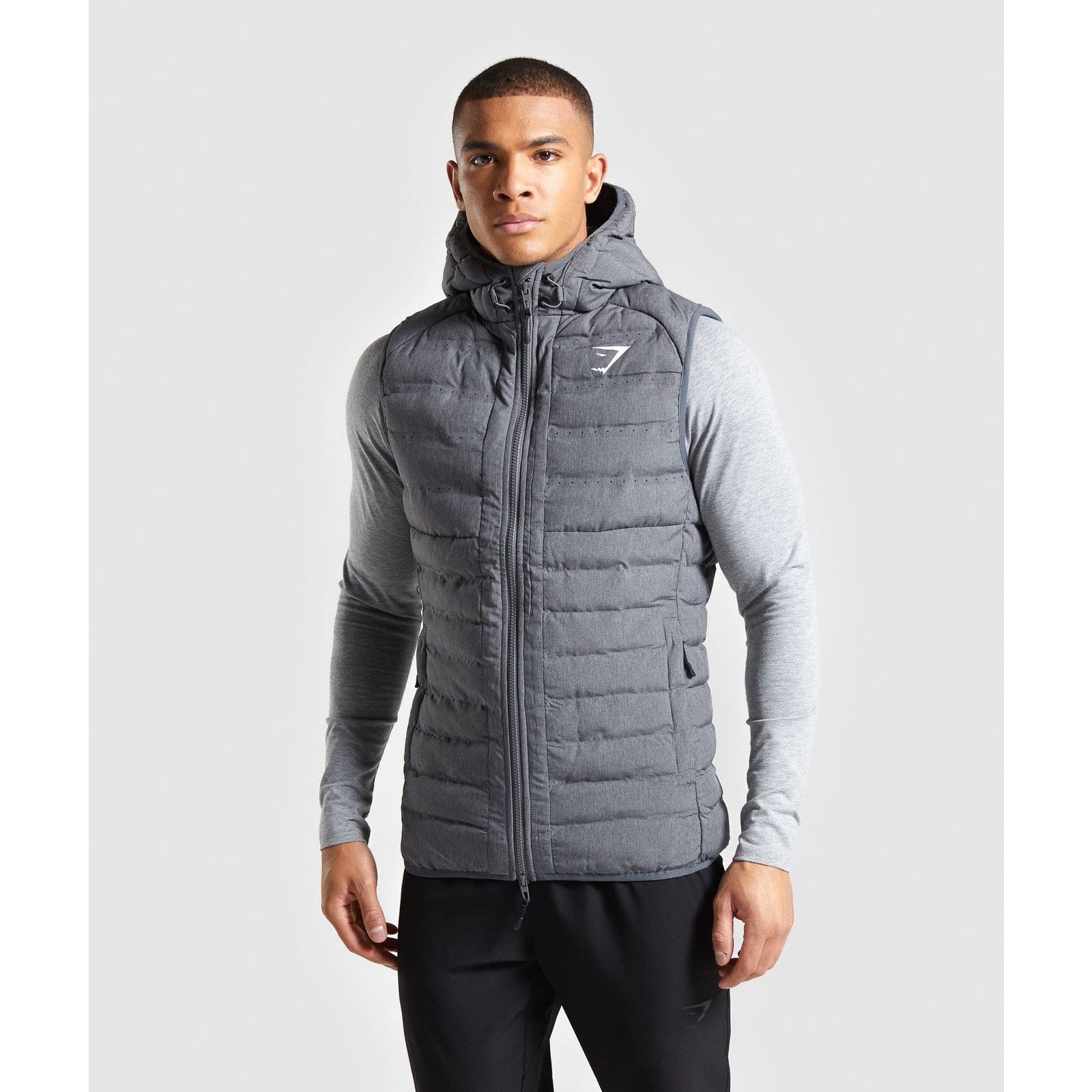 Gymshark Gymshark Sector Gilet V2 Gray Medium Men’s Vest Size US M / EU 48-50 / 2 - 1 Thumbnail