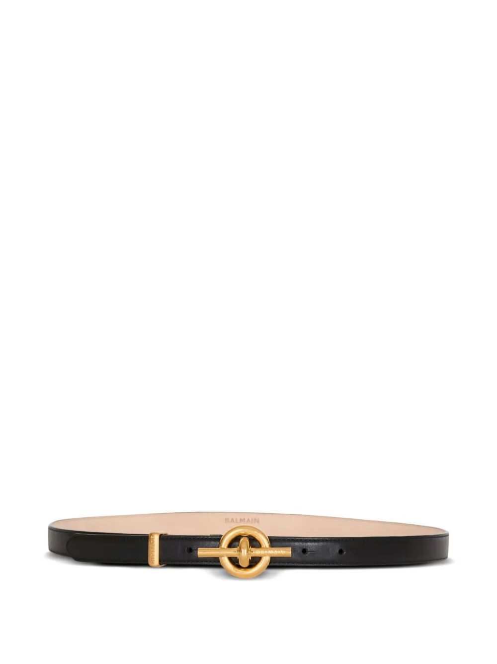 Balmain "T-BAR" 2CM CALFSKIN BELT Size ONE SIZE - 1 Thumbnail