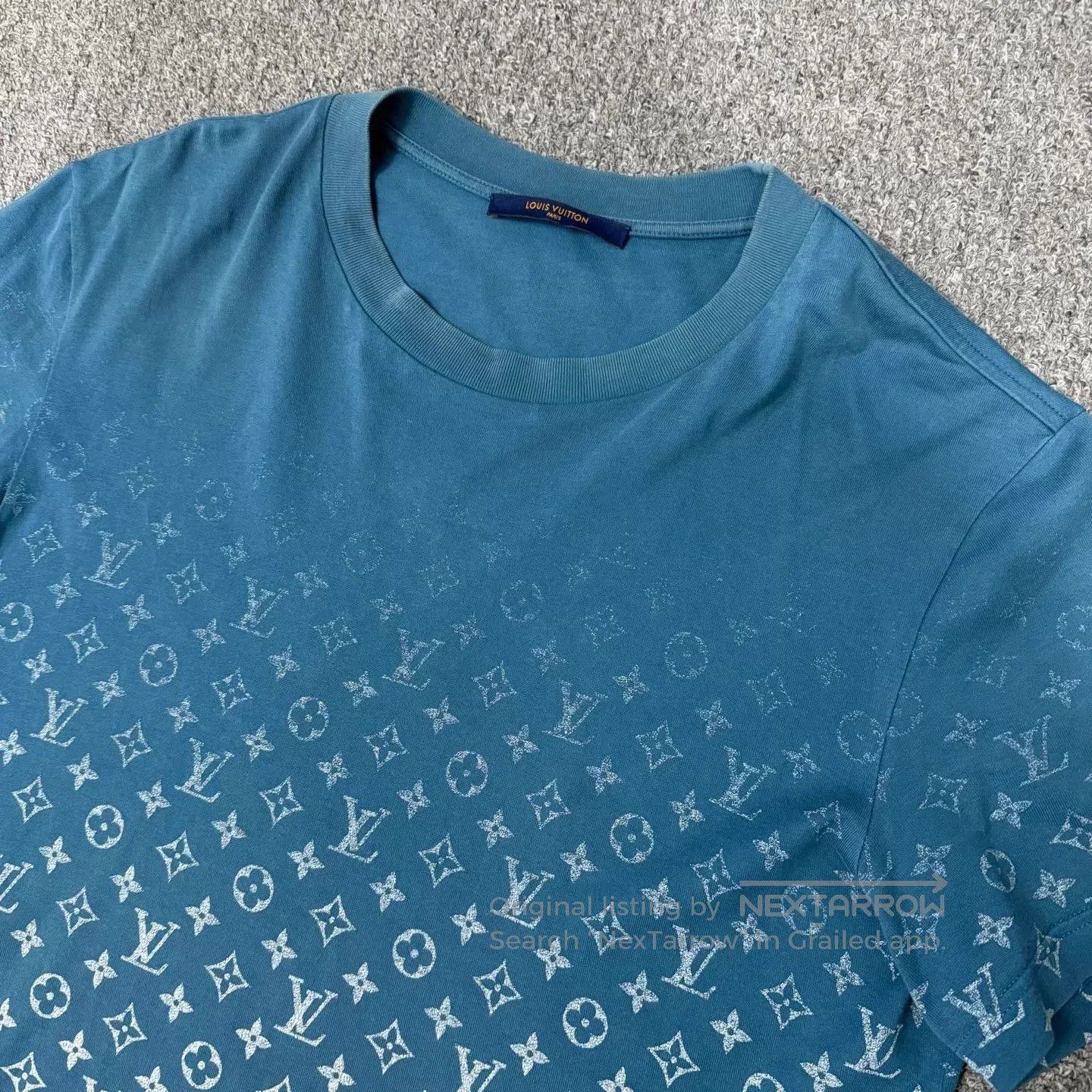 Louis Vuitton Blue Short Sleeve Graphic Print T-Shirt. Size US M / EU 48-50 / 2 - 3 Thumbnail