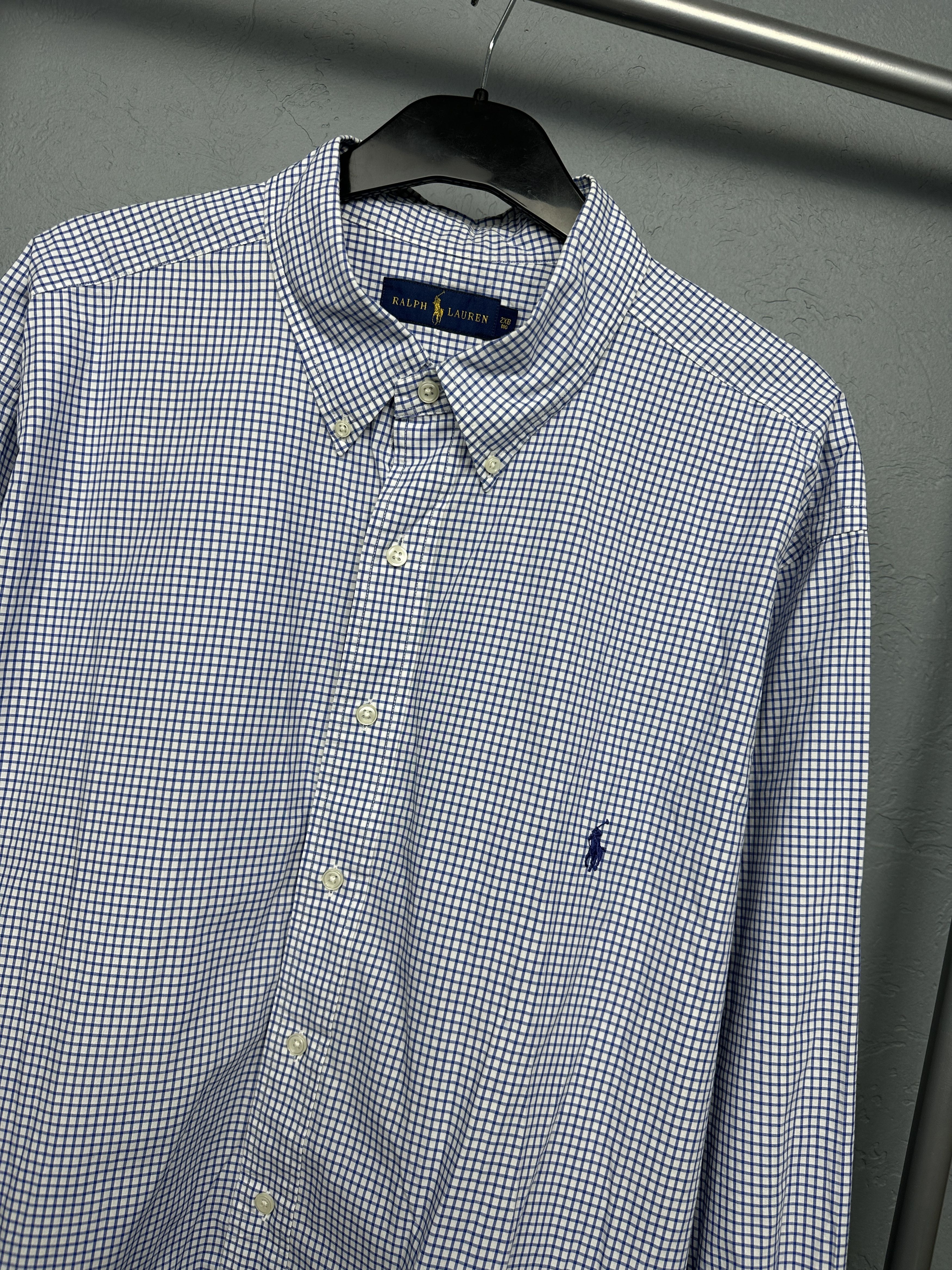 Polo Ralph Lauren × Ralph Lauren × Vintage Polo Ralph Lauren Mens Long Sleeve Shirt Size 2XB Size US XXL / EU 58 / 5 - 2 Thumbnail