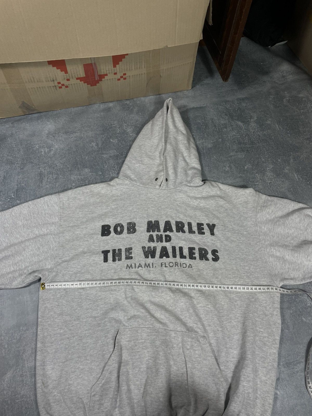 Bob Marley boxy fit hoody big logo Bob Marley Fruit The Loom hoodie Size US L / EU 52-54 / 3 - 8 Thumbnail