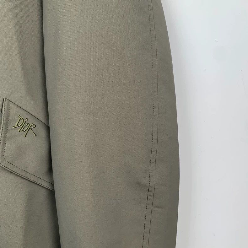 Dior Dior Green graffiti logo letter hooded windbreaker jacket 2 Size US M / EU 48-50 / 2 - 4 Thumbnail