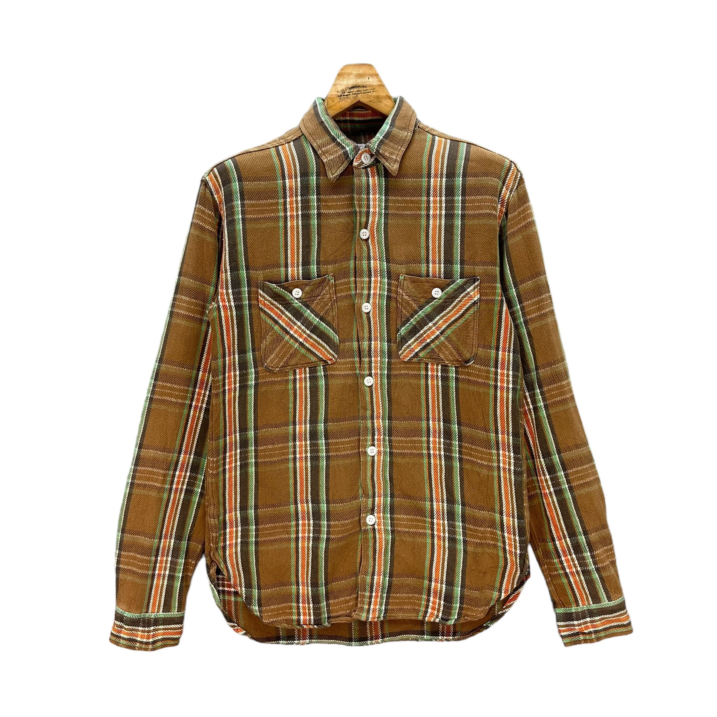 Beams Plus BEAMS WORK CLOTHING CHECKED PLAID WORK SHIRT #9004-47 Size US L / EU 52-54 / 3 - 1 Thumbnail