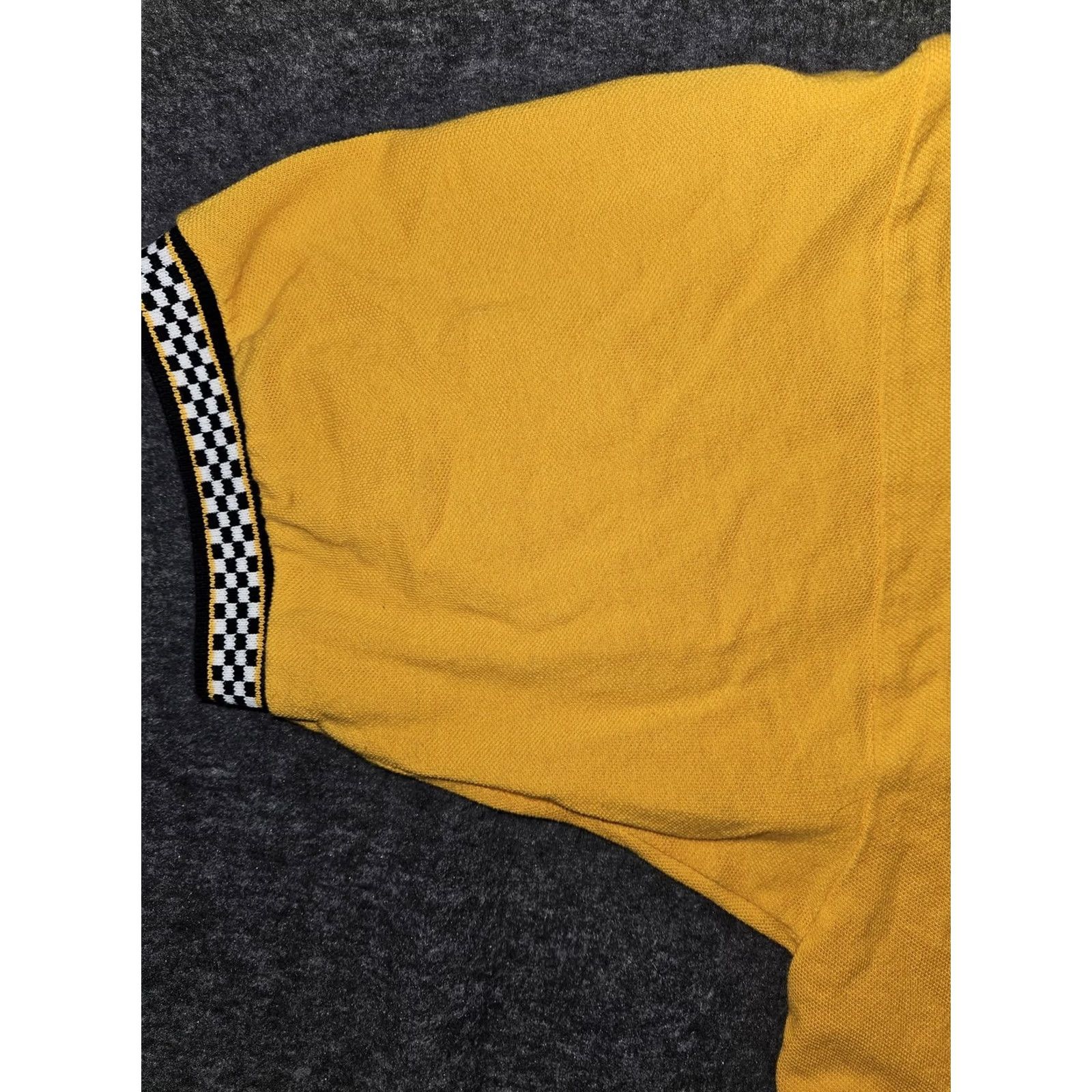 Gildan VINTAGE? No. Jack Daniels Shirt Mens 2XL Yellow Black Polo Checkered Collar Promo Racing Shirt Mens 2XL Yellow Black Polo Checkered Collar Racing Logo Size US XXL / EU 58 / 5 - 7 Thumbnail