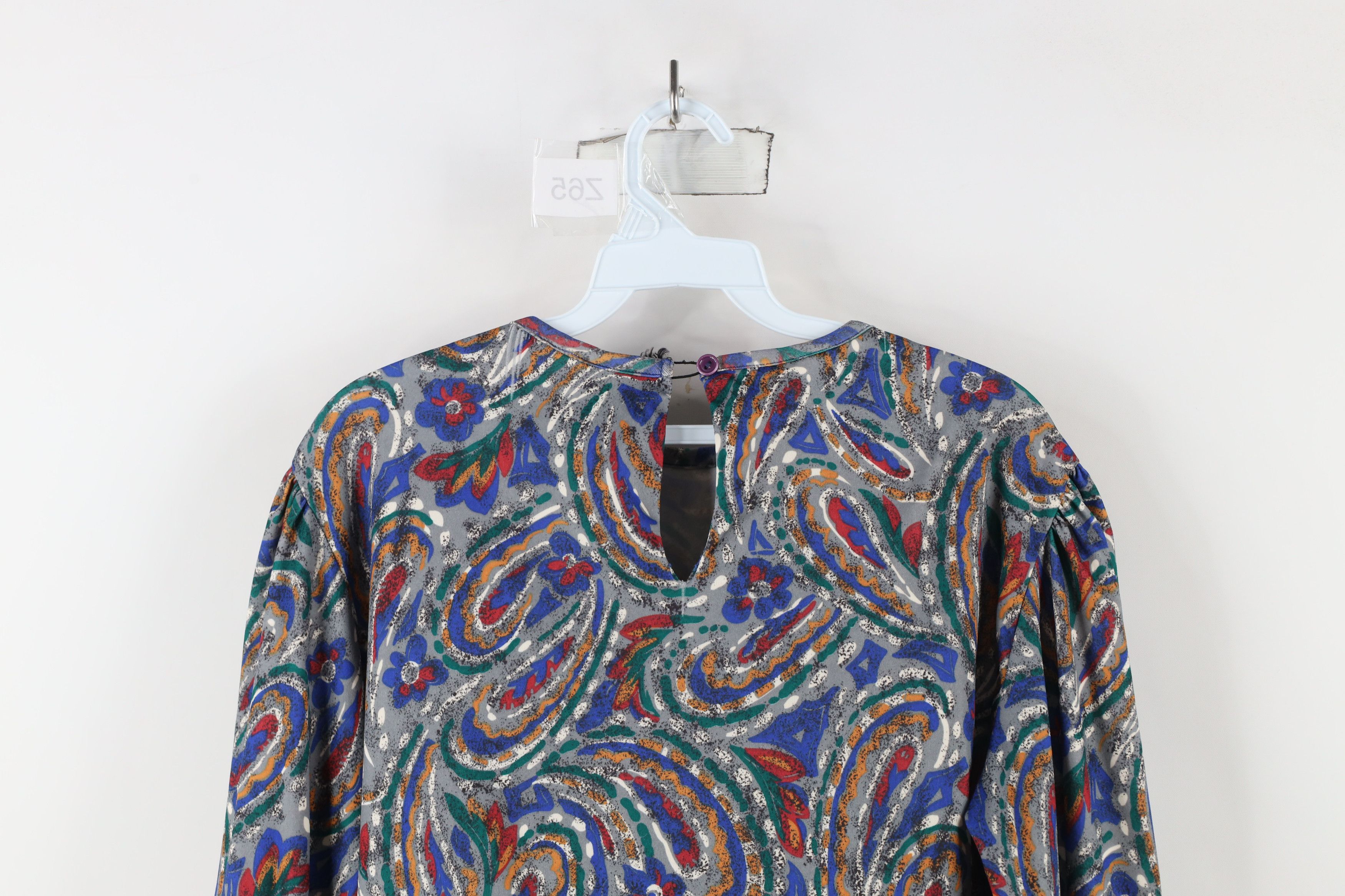 Vintage Vintage 80s 90s Streetwear Paisley Flower Knit Shirt Top USA Size XL / US 12-14 / IT 48-50 - 13 Thumbnail