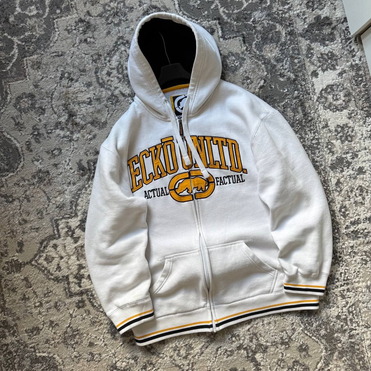 Ecko Unltd. Ecko Unltd Vintage Skate Baggy Boxy Rap Spell Out Zip Hoodie Size US XXL / EU 58 / 5 - 3 Thumbnail