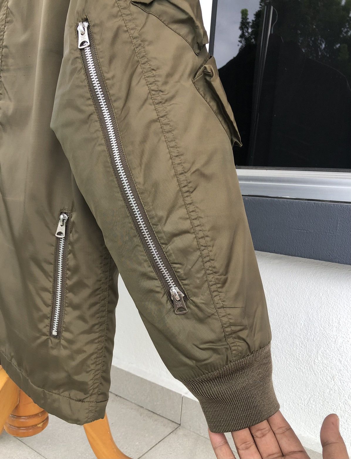 Neighborhood Vintage 02 Neighborhood Multi Zipper Military Quilted Jacket Size US S / EU 44-46 / 1 - 8 Thumbnail