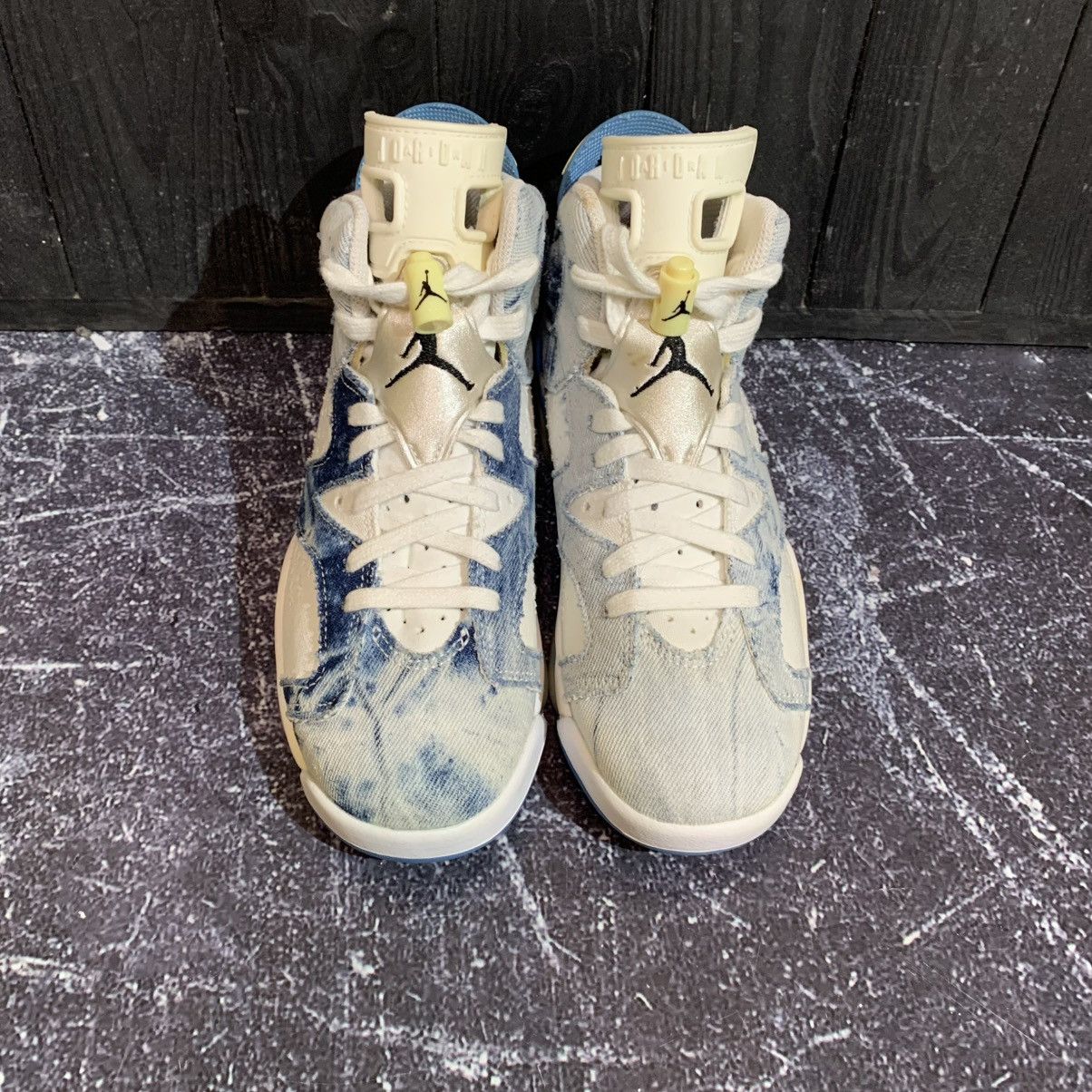 Nike Nike Air Jordan 6 Retro Washed Denim Size 37.5 EU 5 YUS Size US 7.5 / IT 37.5 - 5 Thumbnail