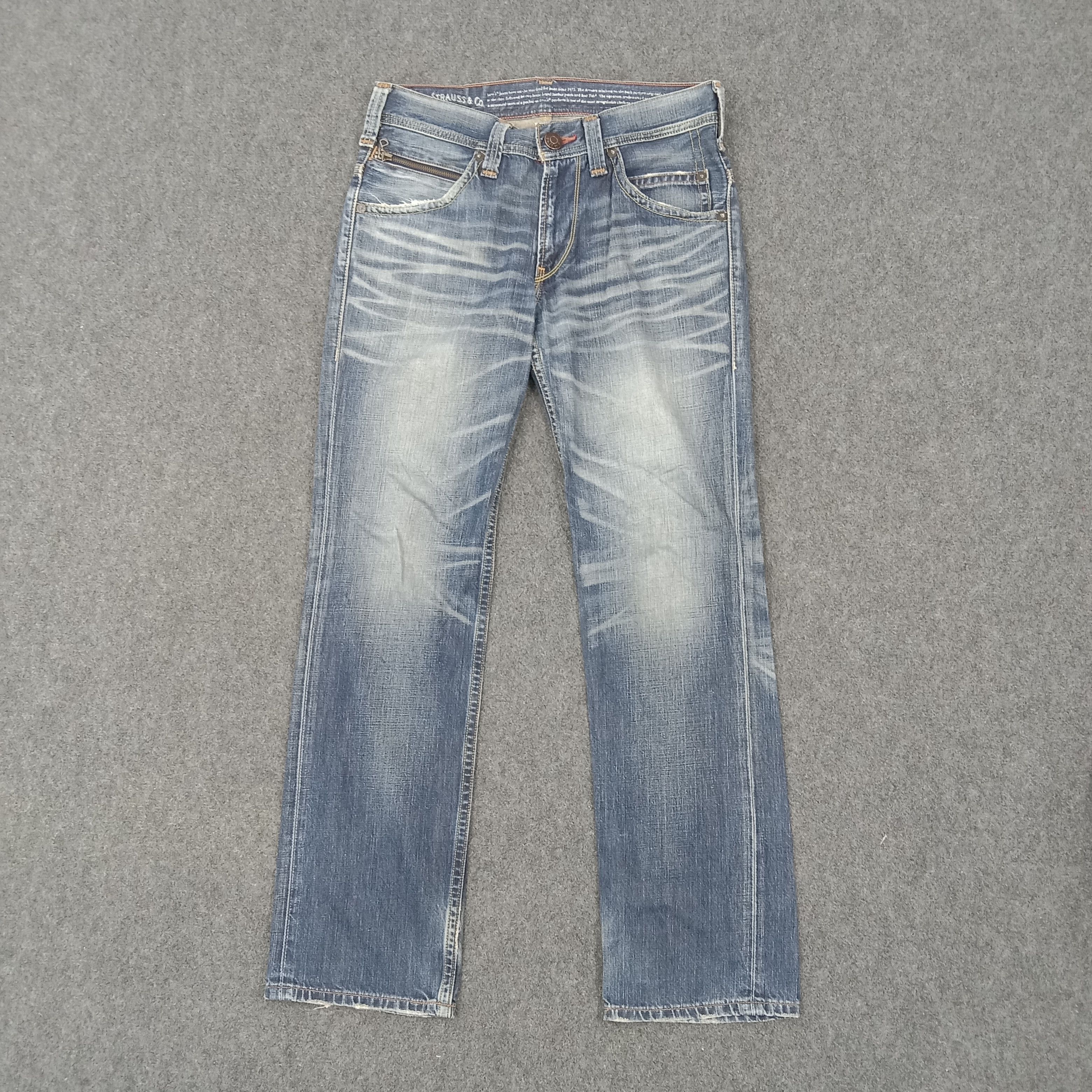 Levi's × Vintage Levi's American Distressed Style Grunge Denim Jeans Size US 33 - 5 Thumbnail