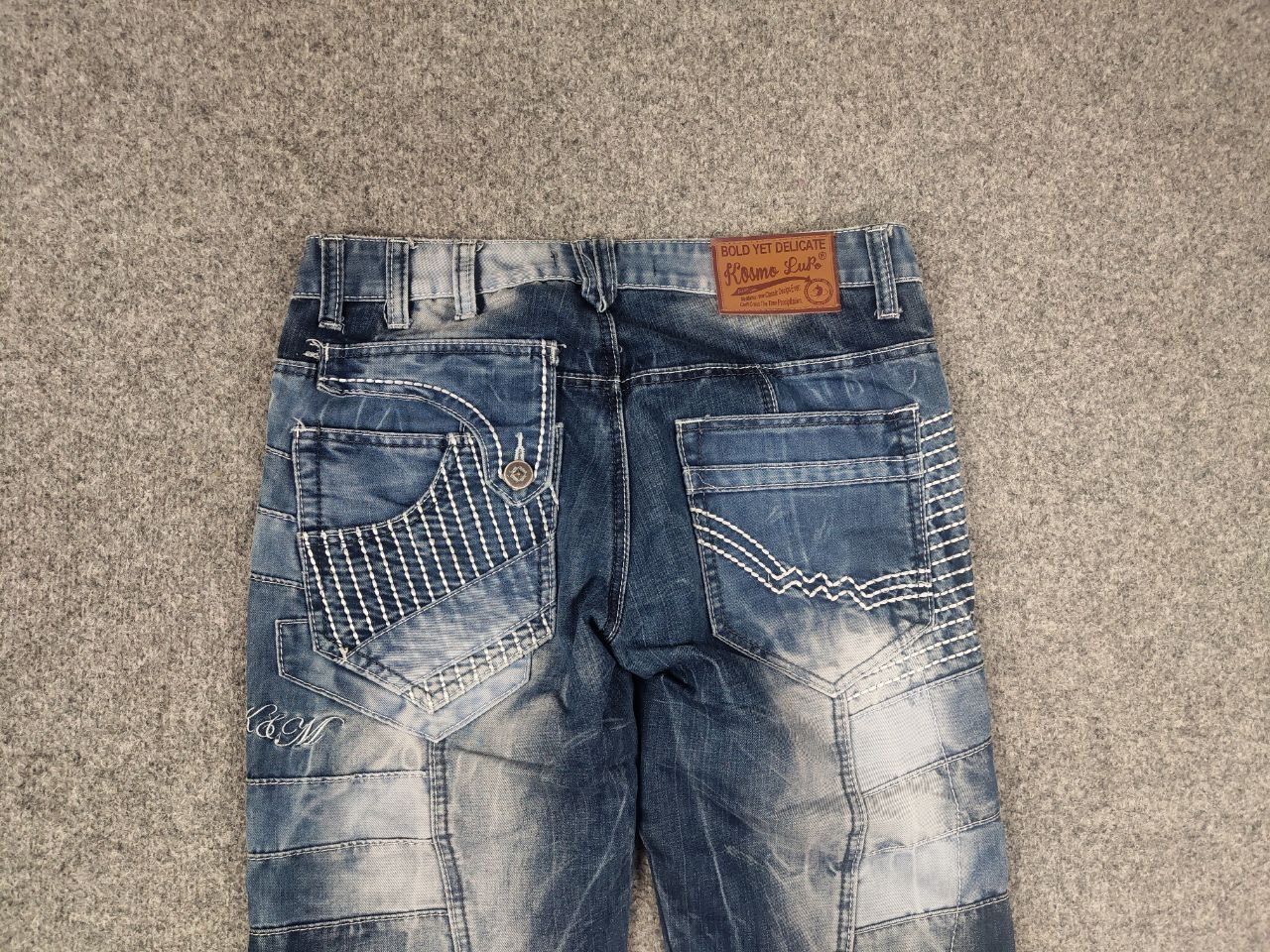 Le Grande Bleu (L.G.B.) Vintage Y2k Kosmo Japan if six was nine Embroidered Jeans Size US 32 / EU 48 - 11 Thumbnail