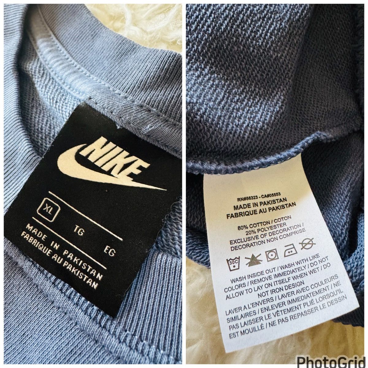 Nike Adjustable Cropped Sweatshirt Size XL / US 12-14 / IT 48-50 - 7 Thumbnail