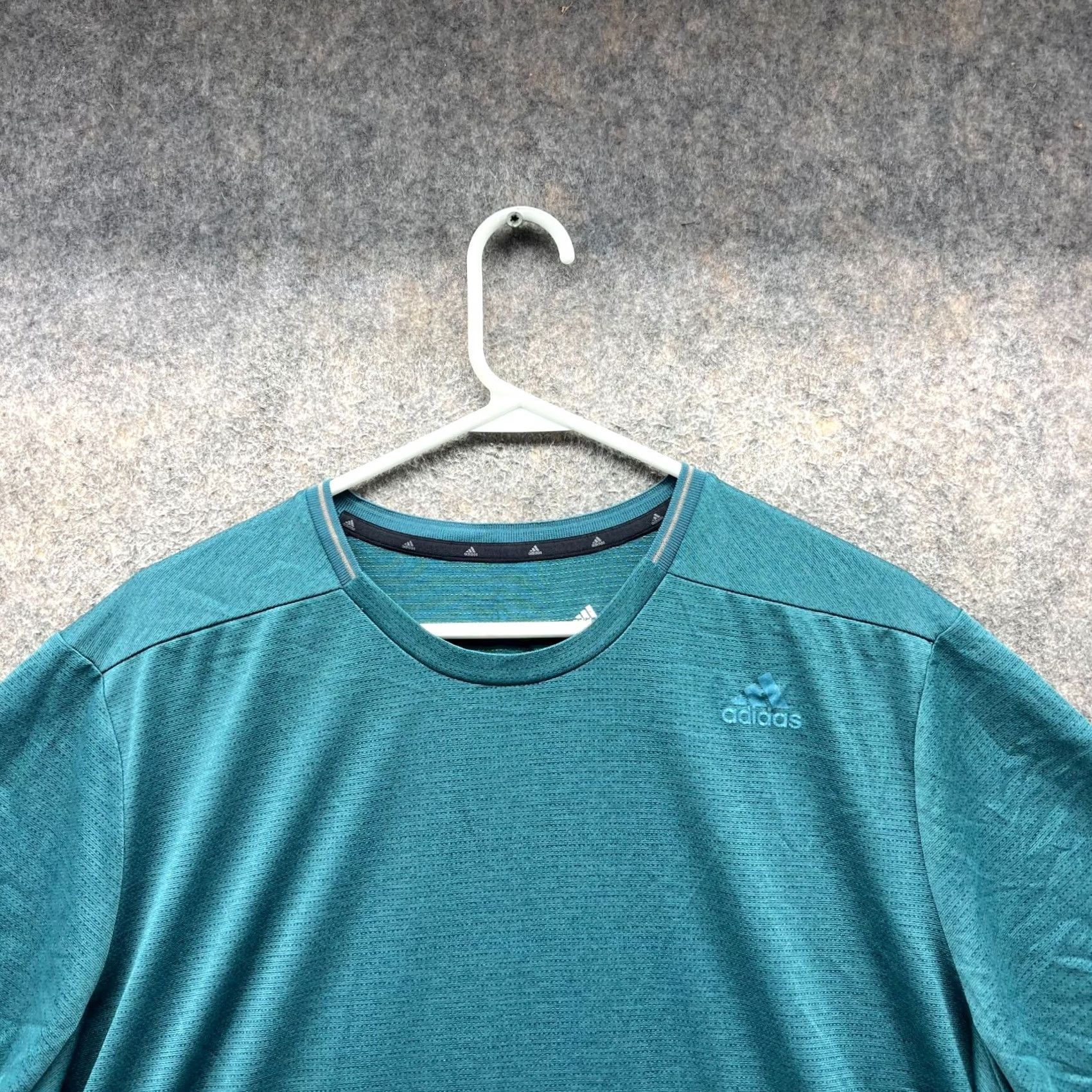 Adidas Adidas Shirt Men XL Teal Blue Athletic Climalite Crewneck Training Jersey Soccer Size US XL / EU 56 / 4 - 7 Thumbnail