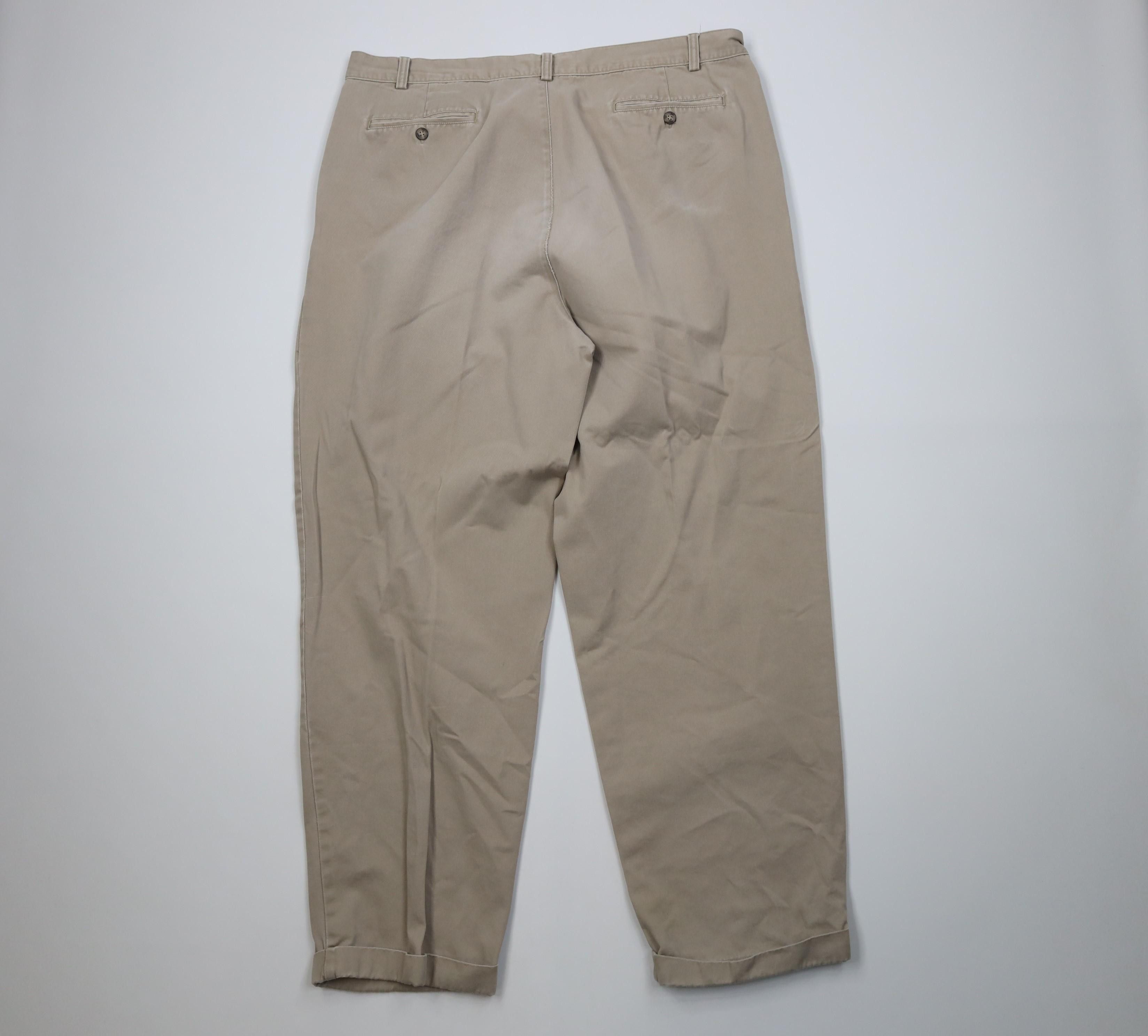 Gap Vintage 90s Y2K Gap Baggy Fit Wide Leg Chino Pants Tan Size US 38 / EU 54 - 10 Thumbnail