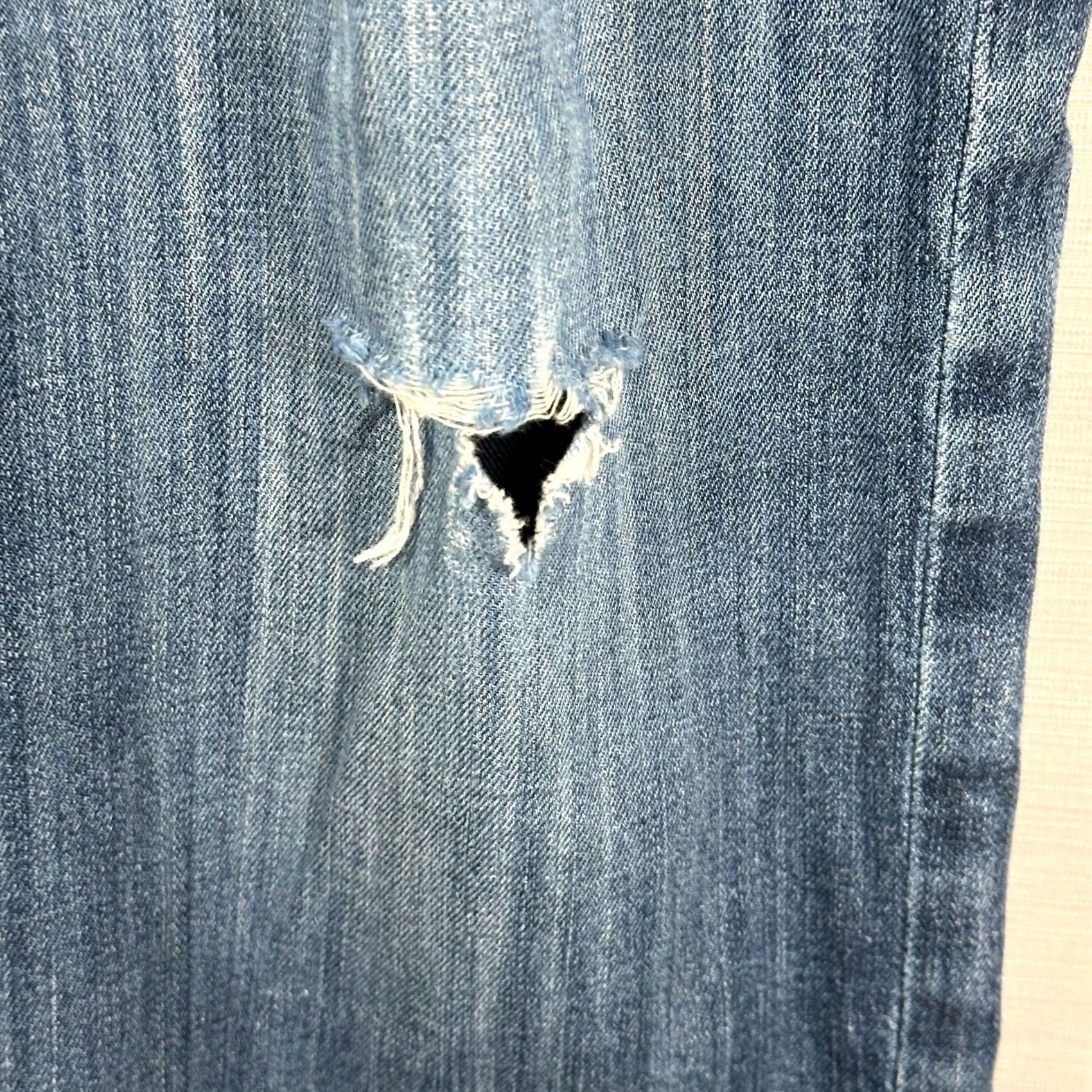 Lucky Brand Lucky Brand Jeans Mens 36 Classic Straight Medium Wash Cotton Hole in Knee 429 Size US 36 / EU 52 - 4 Thumbnail