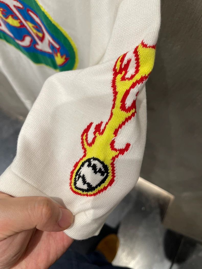 Louis Vuitton Louis Vuitton Flame Baseball Knit Short Sleeve Size US XL / EU 56 / 4 - 6 Thumbnail